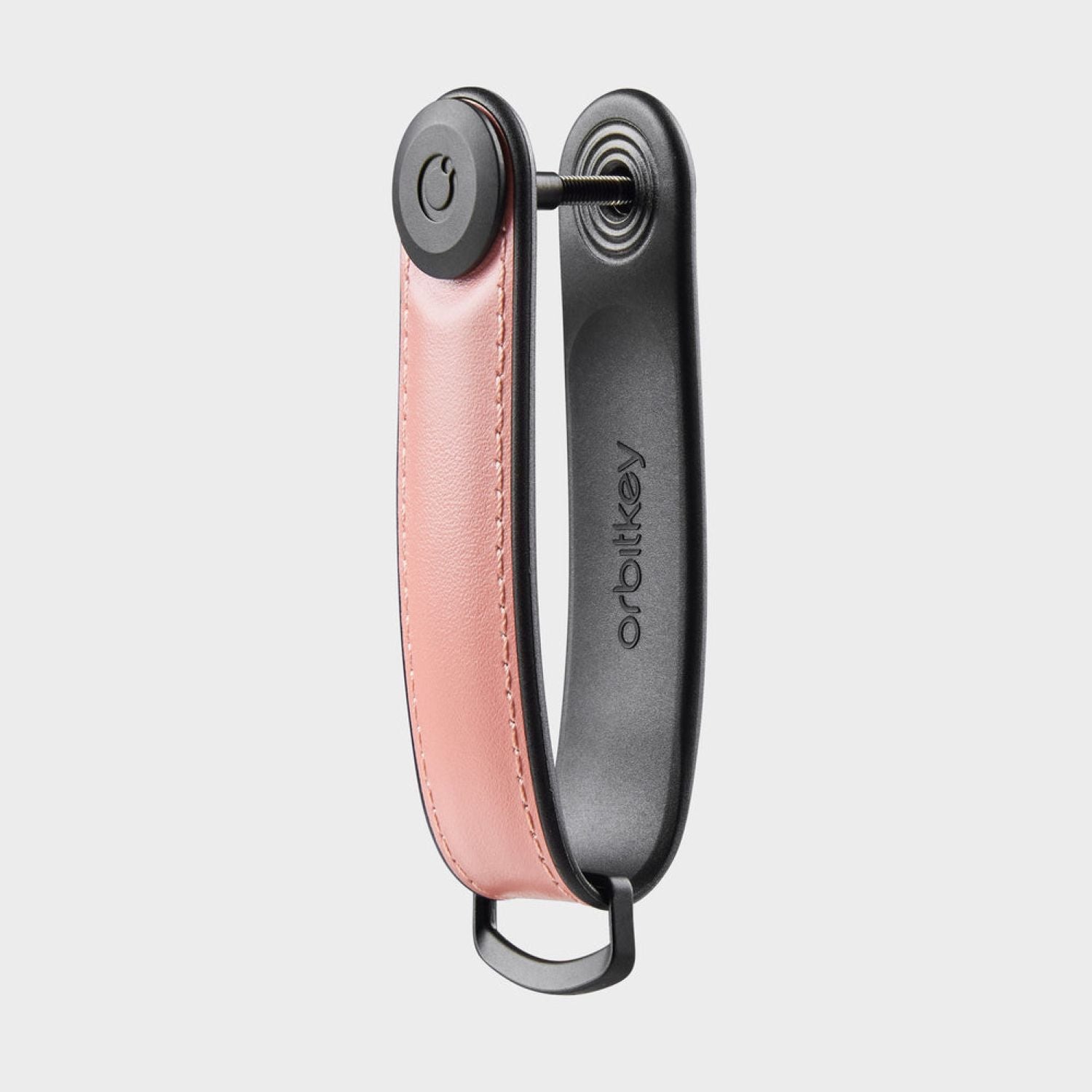Orbitkey Hybrid Leather Key Organiser (Pastel Pink)