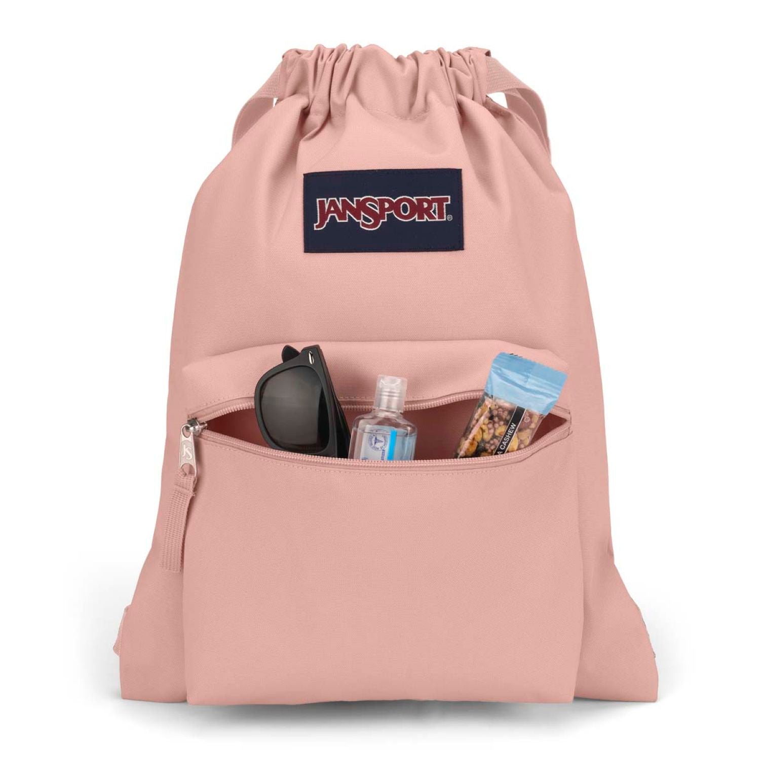 Jansport Draw Sack Backpack - Misty Rose
