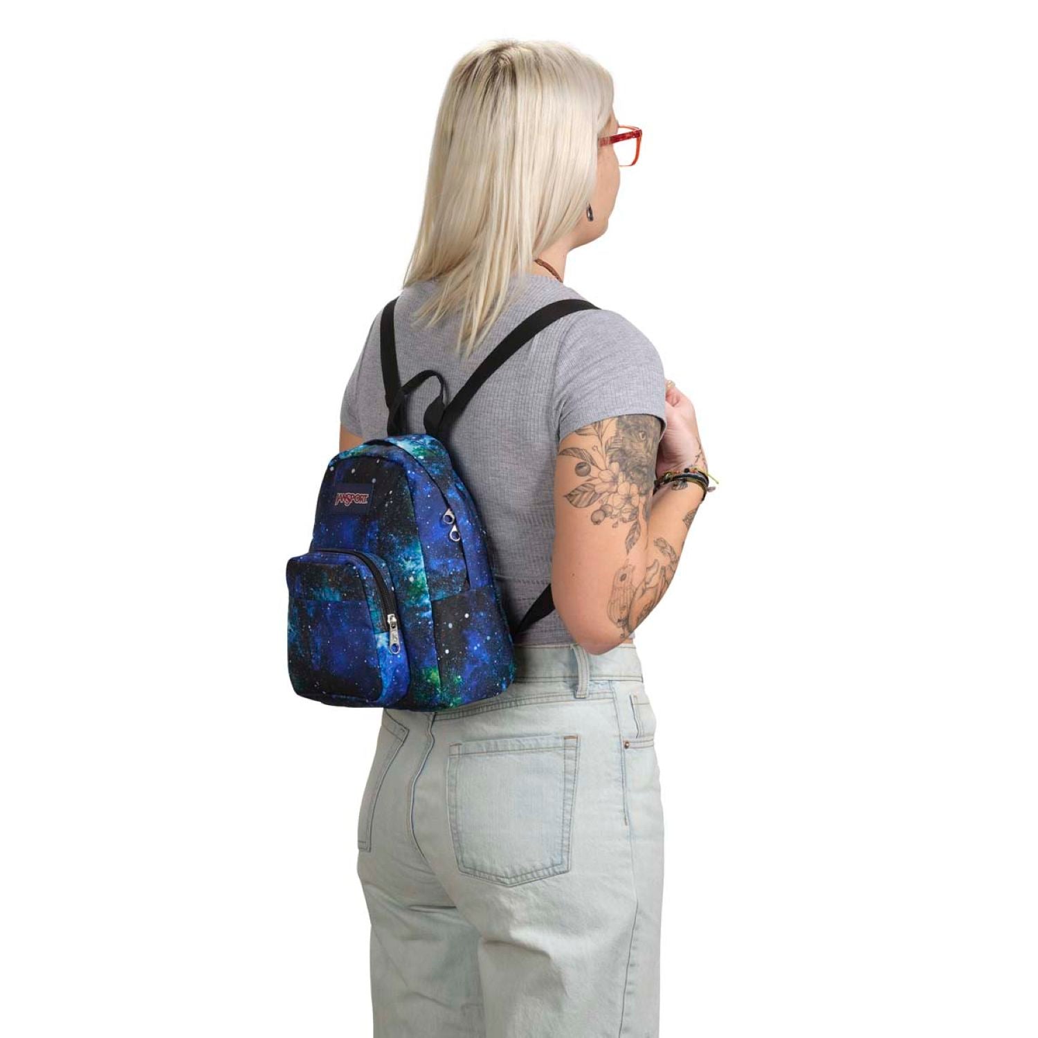 Jansport Half Pint Mini Backpack - Cyberspace Galaxy