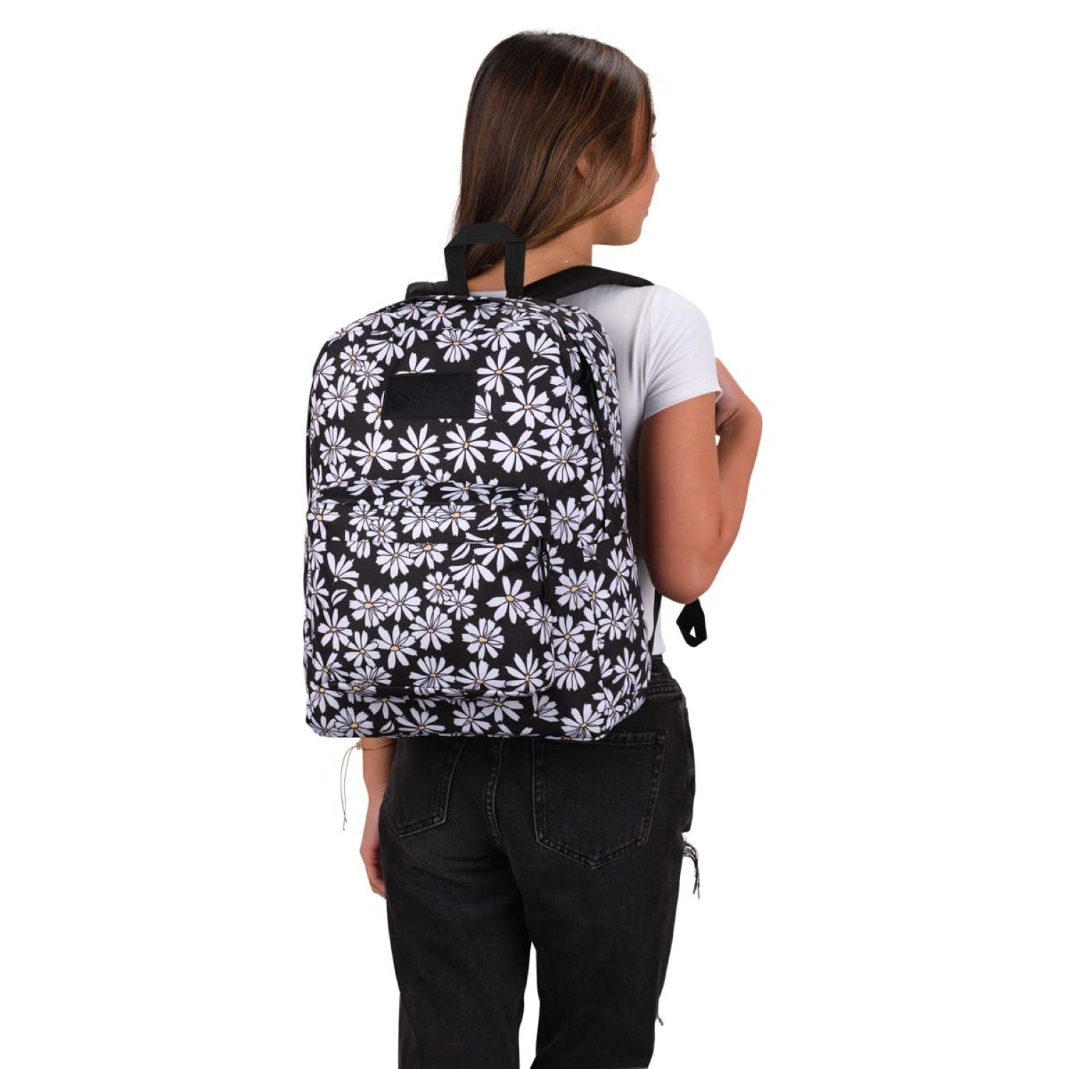 Jansport Superbreak Backpack - Punk Pansies Black