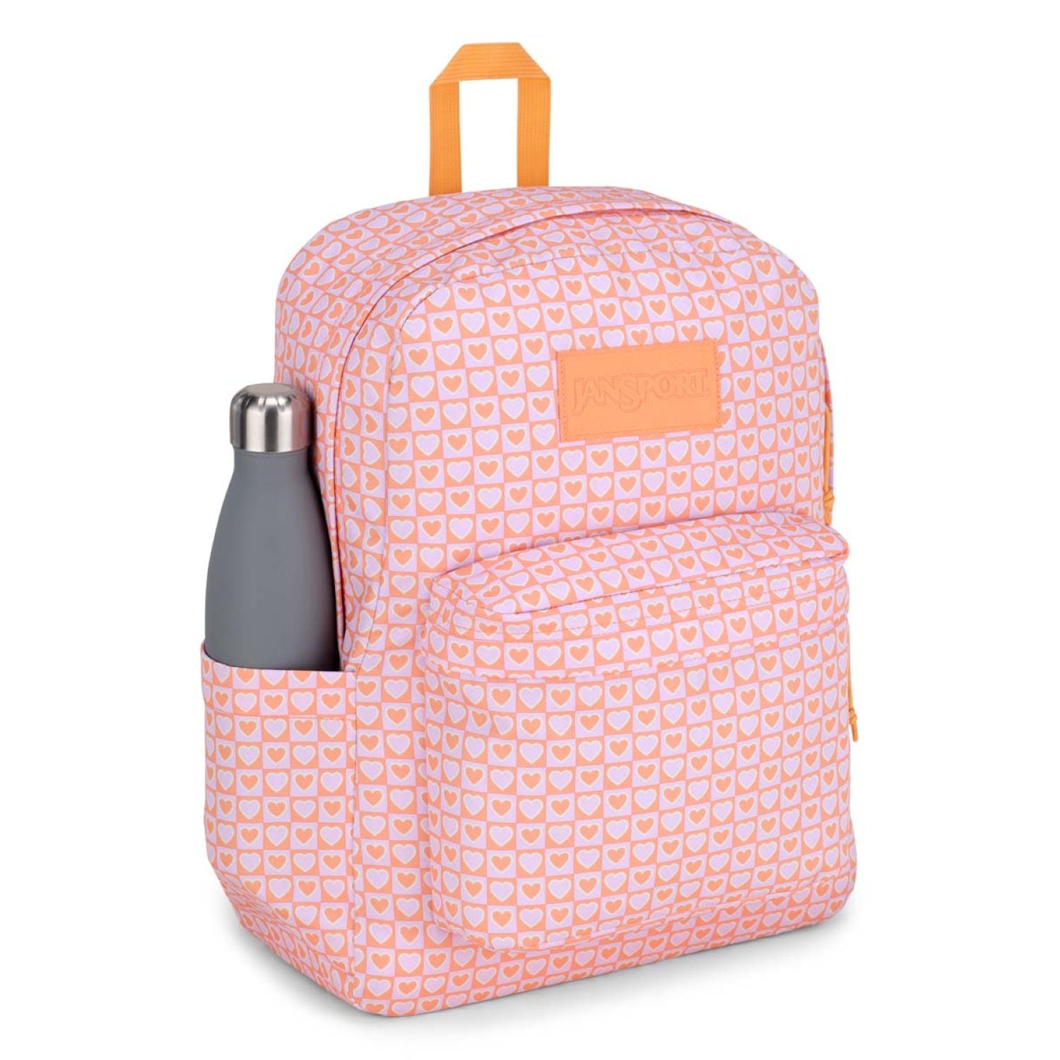 Jansport Superbreak Plus Backpack - Hyped Hearts Pink