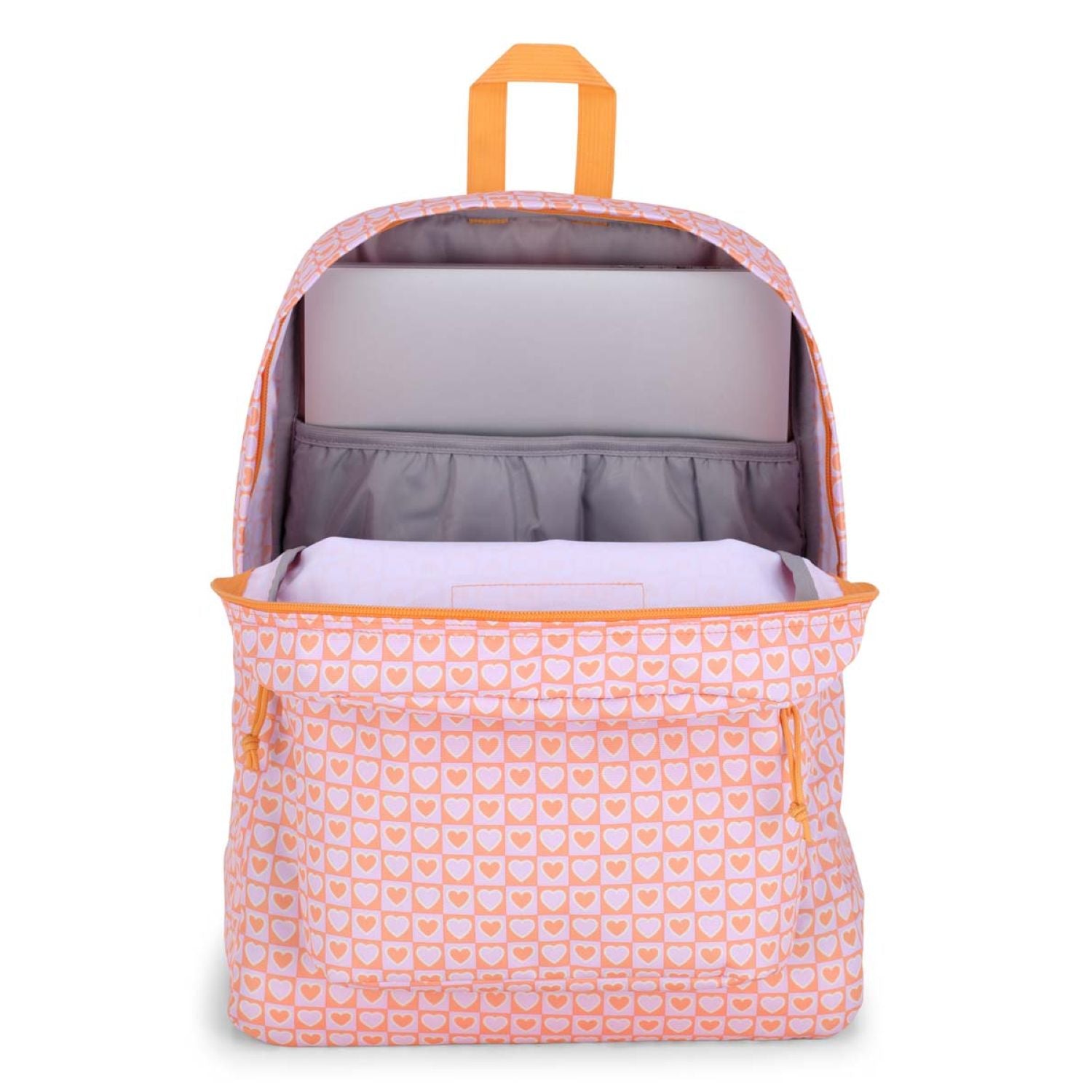 Jansport Superbreak Plus Backpack - Hyped Hearts Pink