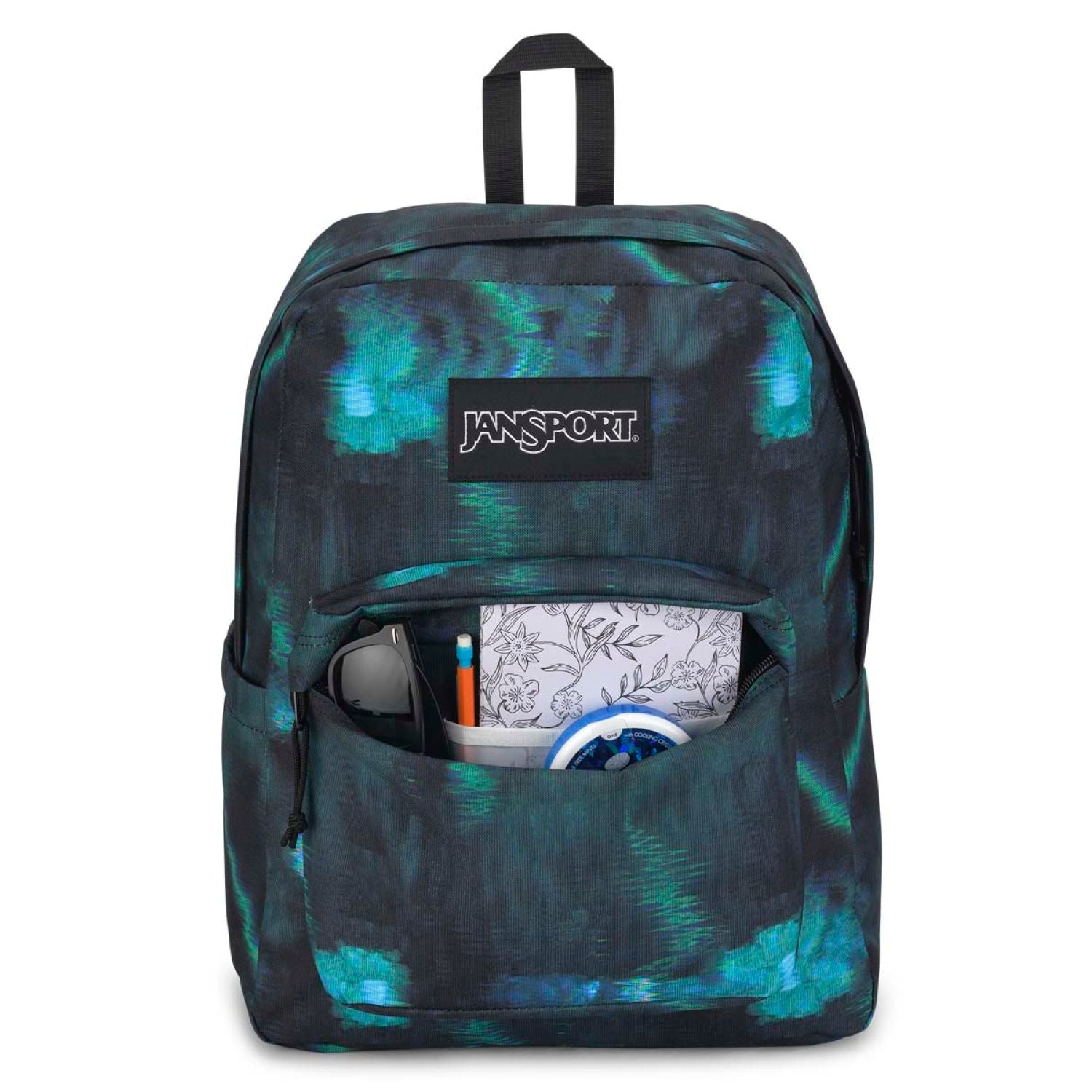 Jansport Superbreak Plus Backpack - Matrix Glitch