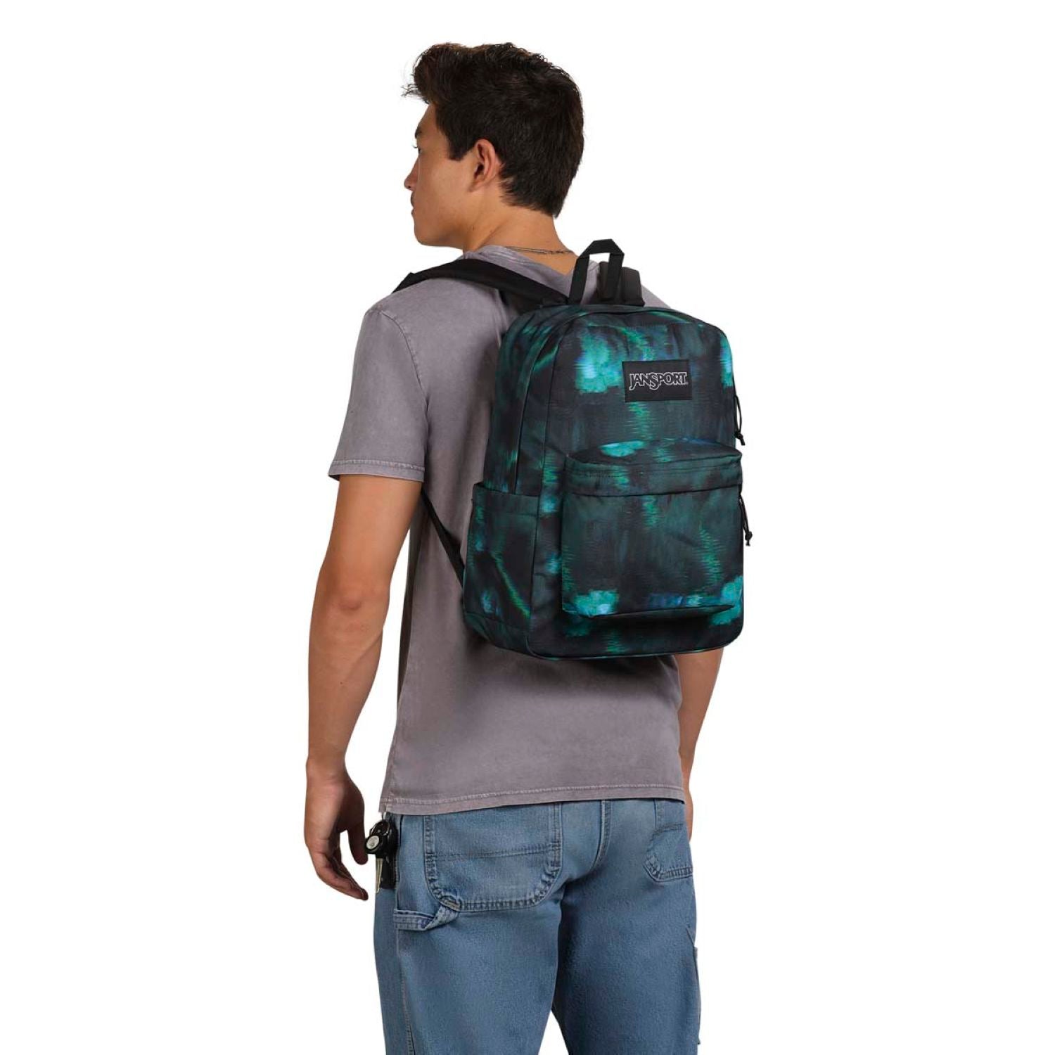 Jansport Superbreak Plus Backpack - Matrix Glitch