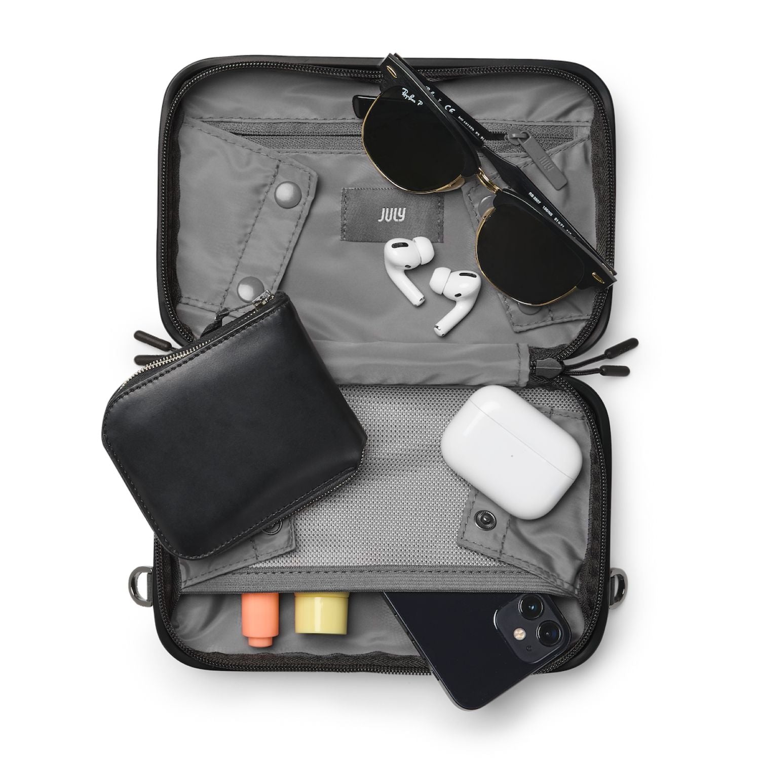 July Carry Me Mini Case With Detachable Strap 5" - Navy