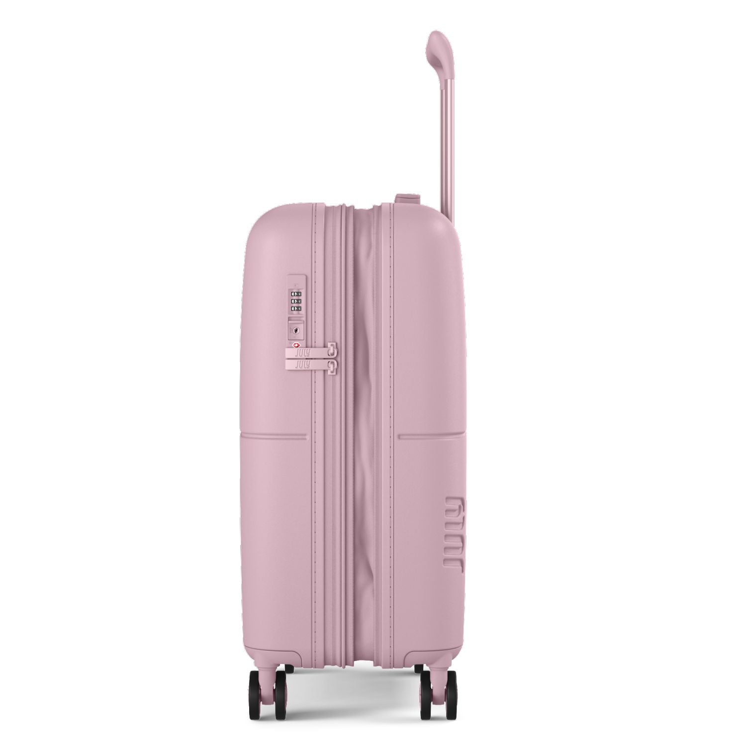 July Carry On Light Expandable Polycarbonate 21" Luggage - Blush Pink