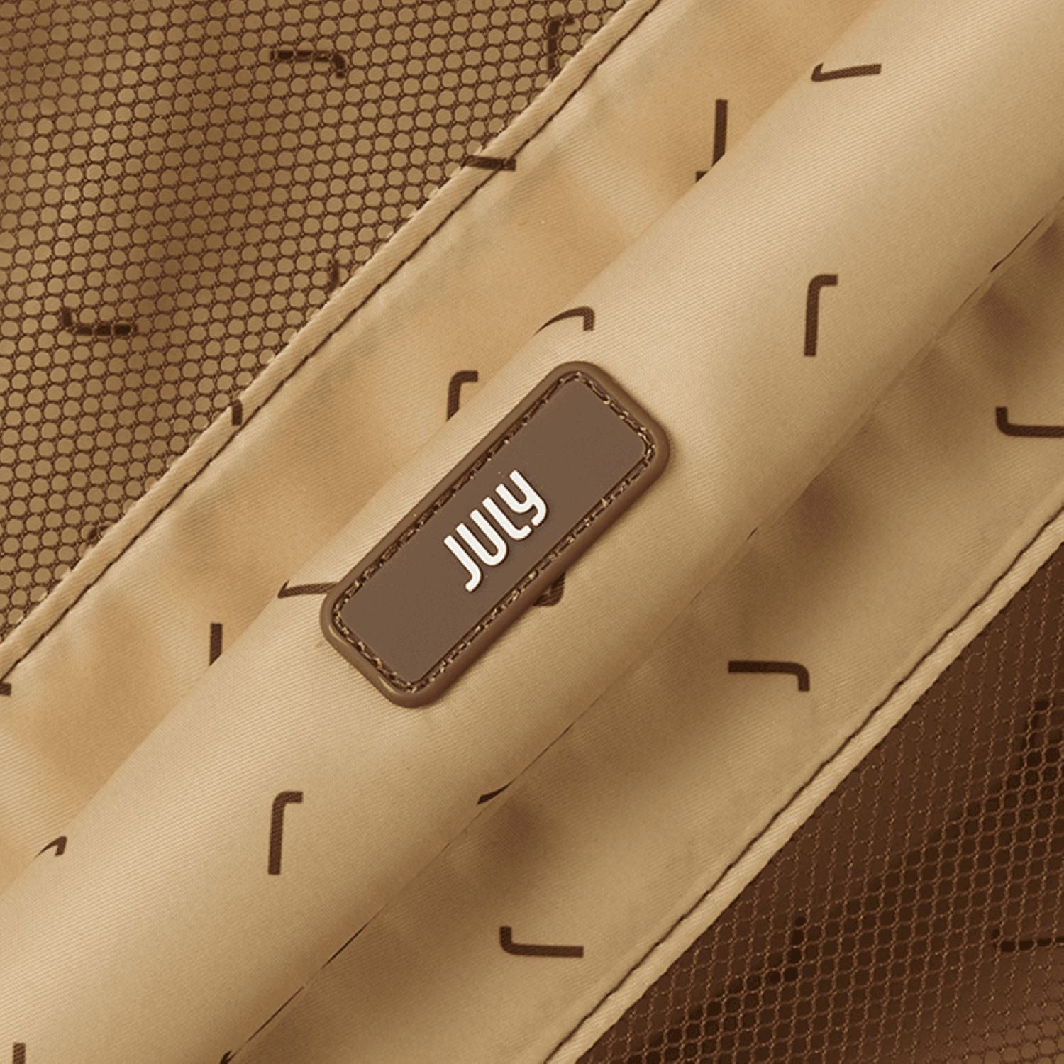 July Carry On Light Expandable Polycarbonate 21" Luggage - Dark Brown