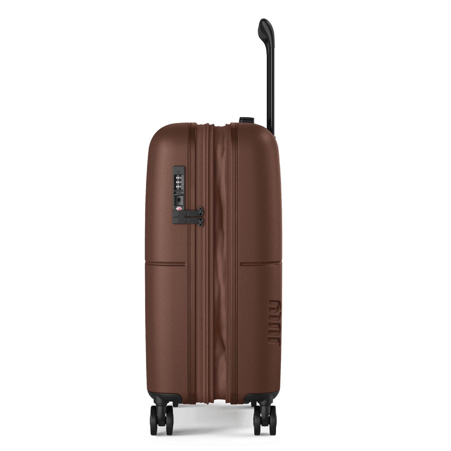 July Carry On Light Expandable Polycarbonate 21" Luggage - Dark Brown