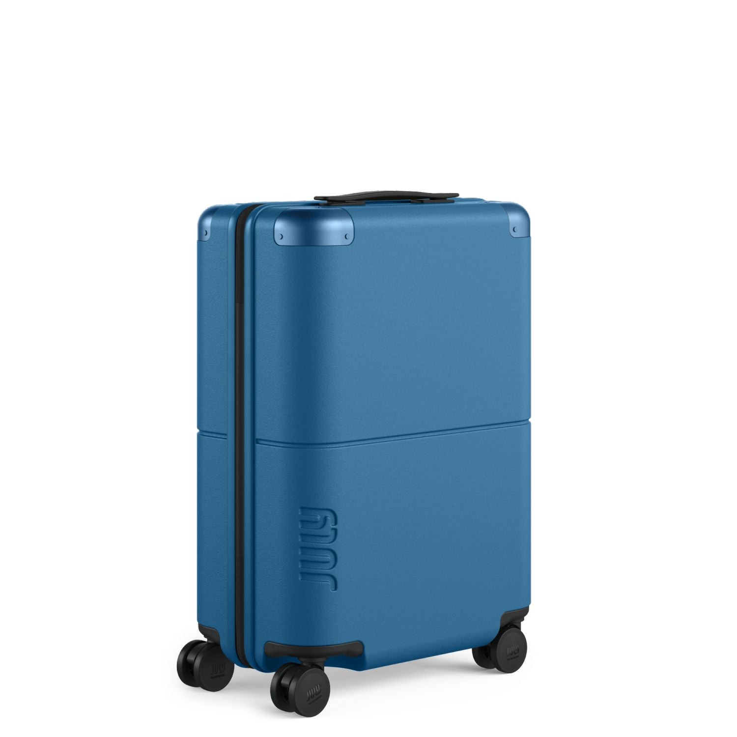 July Carry On Original Polycarbonate 21" Luggage With Power Bank & Usb/Usb-C Cable - Ocean Blue