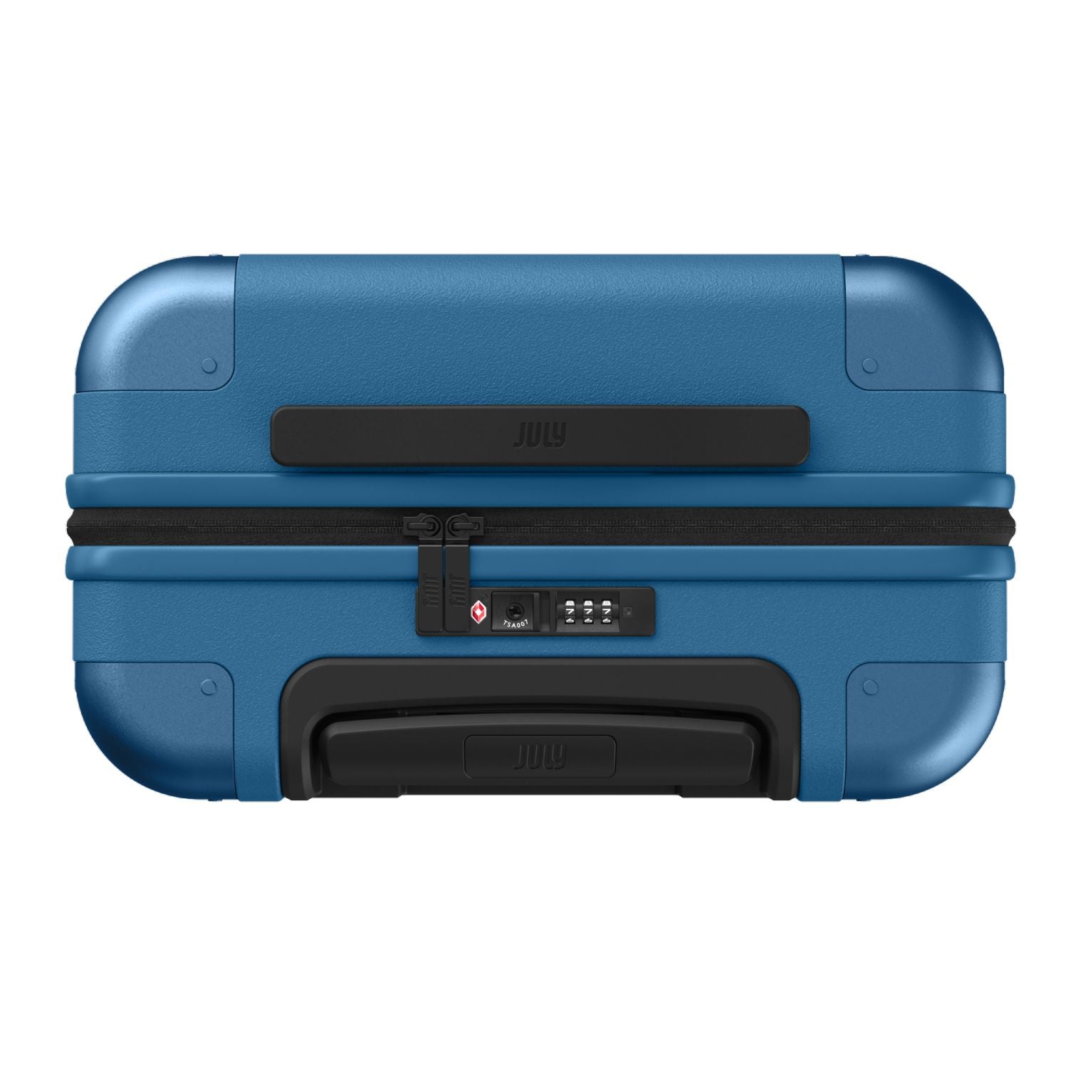 July Carry On Original Polycarbonate 21" Luggage With Power Bank & Usb/Usb-C Cable - Ocean Blue