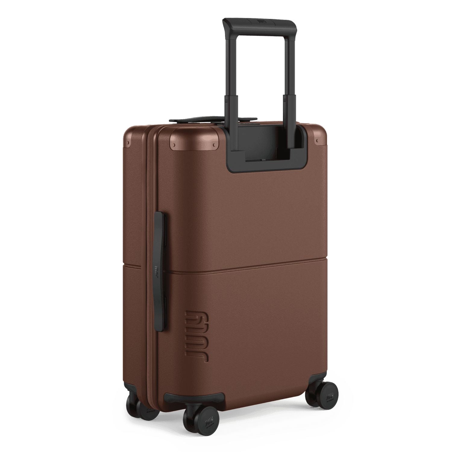 July Carry On Original Polycarbonate 21" Luggage With Power Bank & Usb/Usb-C Cable (Limited Edition) - Dark Brown