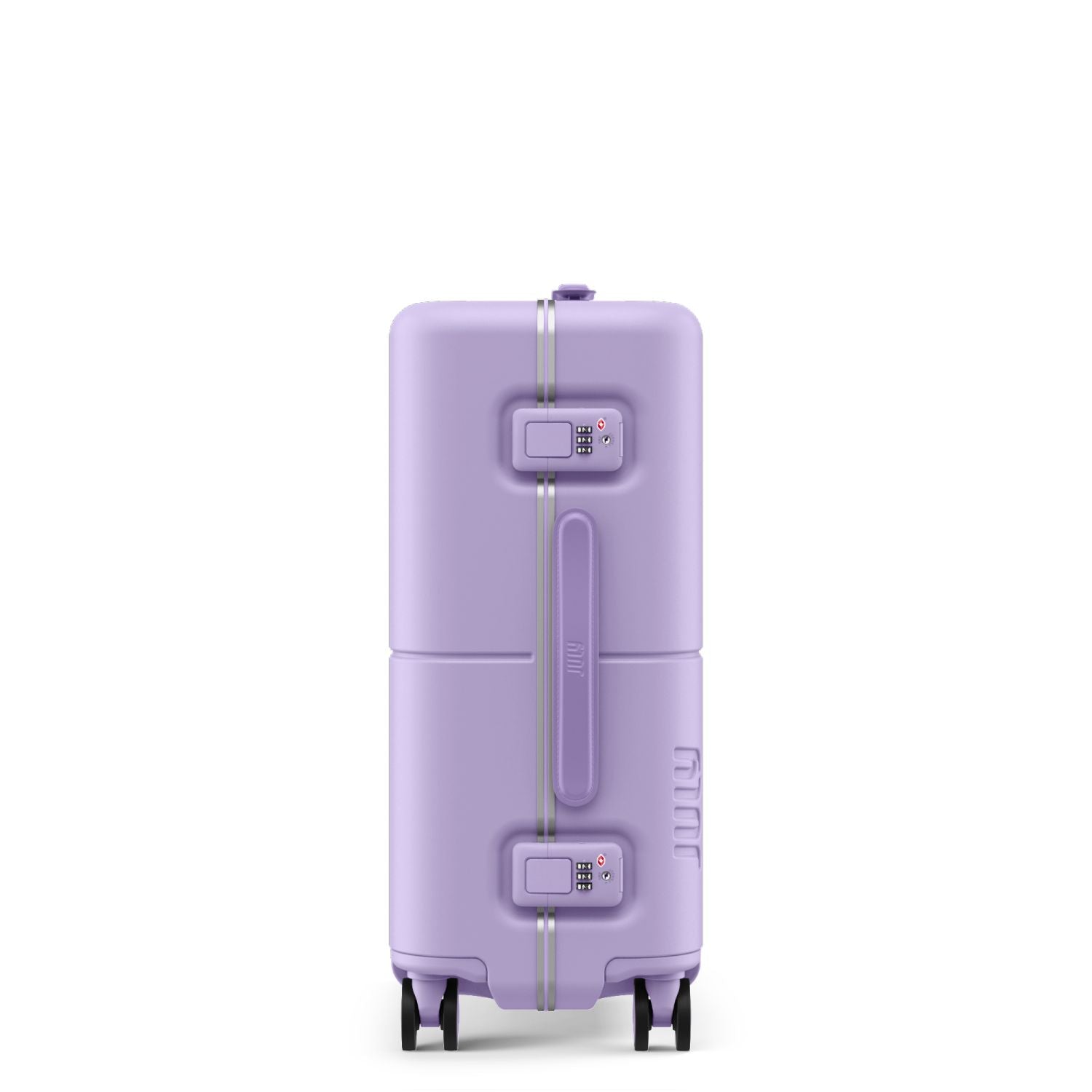 July Carry On Trunk Polycarbonate 21" Luggage With Fast Charge USB-C Cable - Lilac