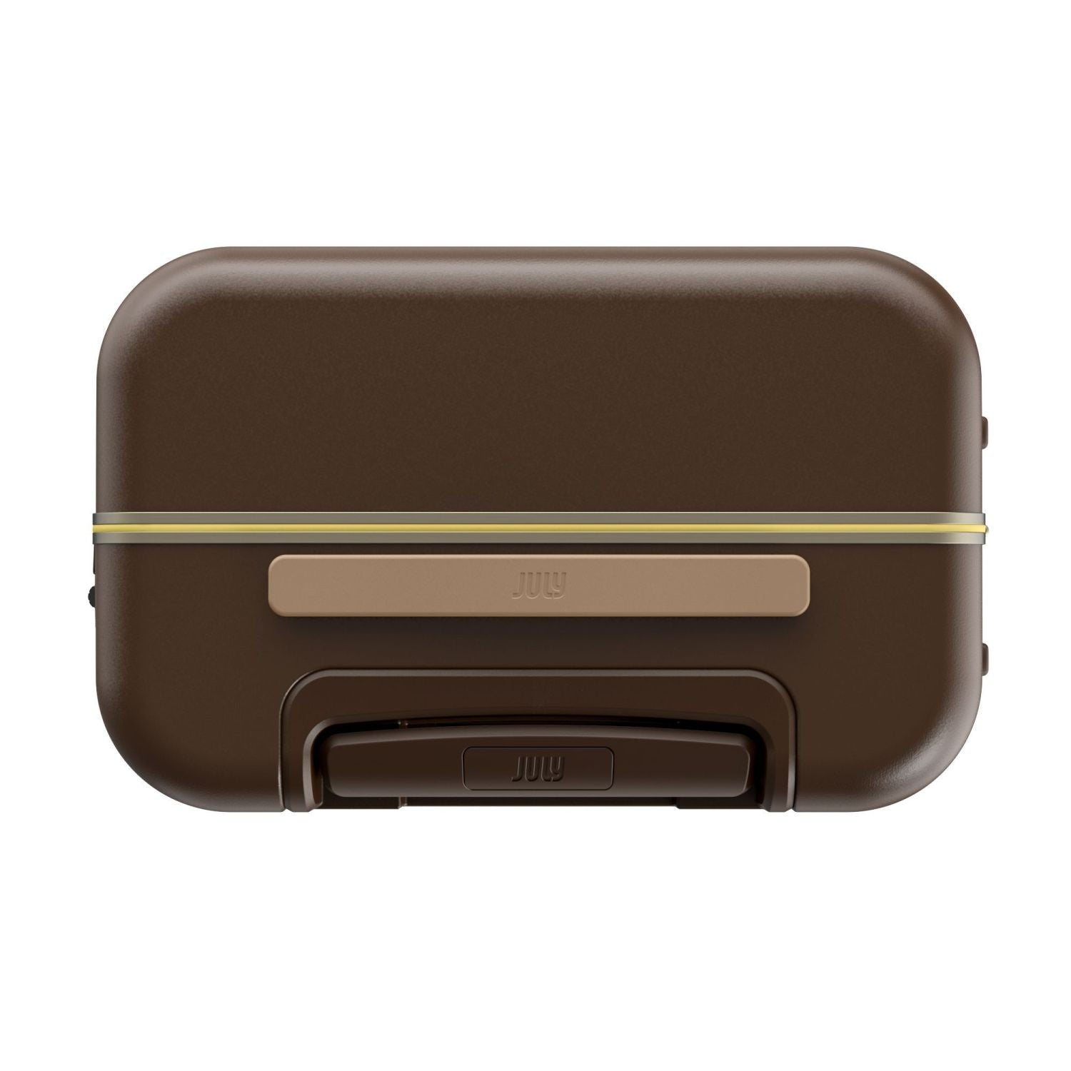 July Carry On Trunk Polycarbonate 21" Luggage With Fast Charge Usb-C Cable - Brown