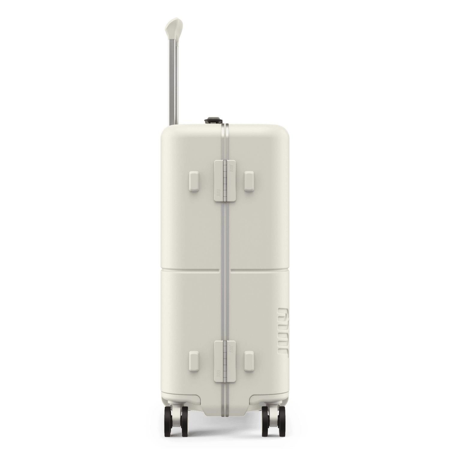 July Carry On Trunk Polycarbonate 21" Luggage With Fast Charge Usb-C  Cable - Cream