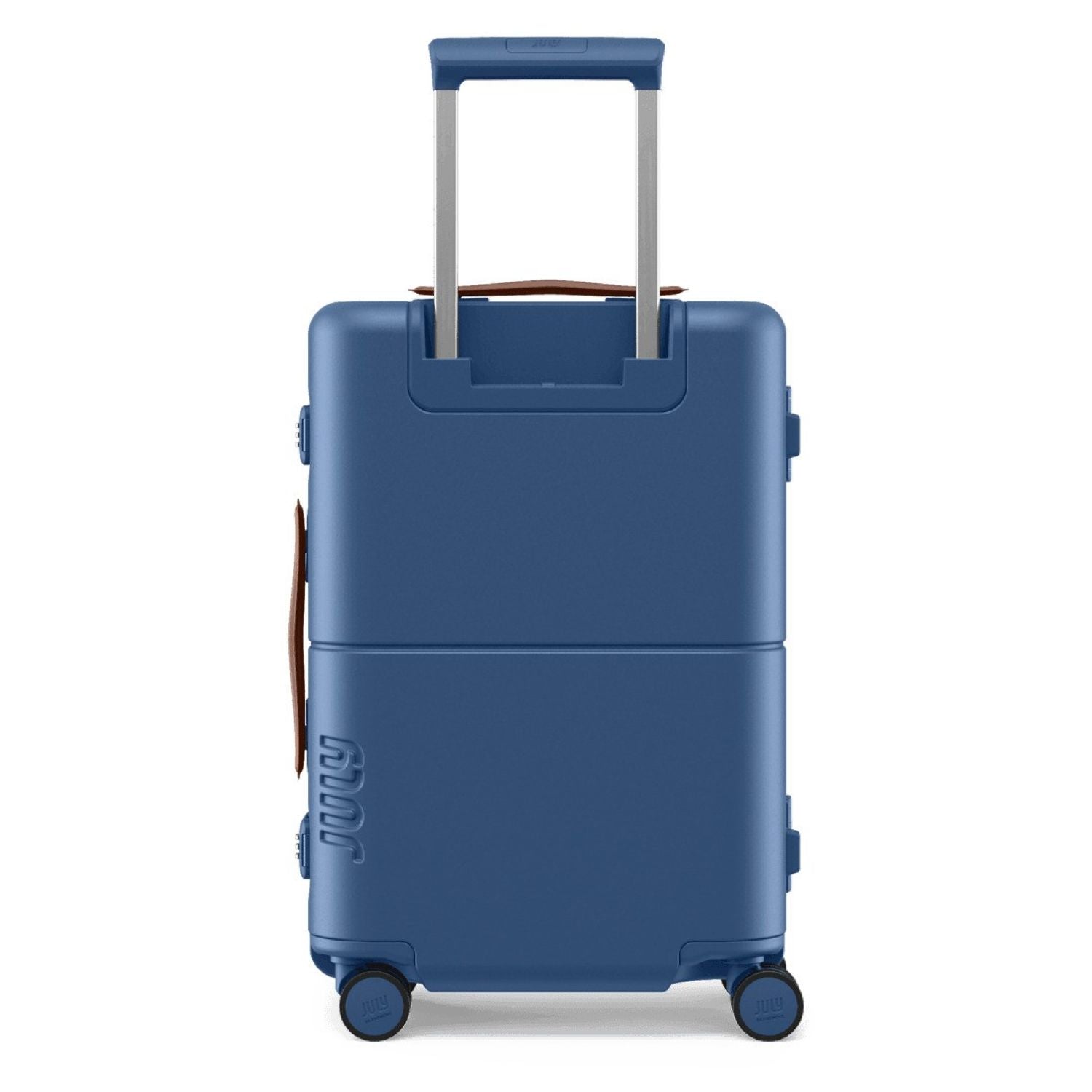 July Carry On Trunk Polycarbonate 21" Luggage With Fast Charge Usb-C Cable - French Blue