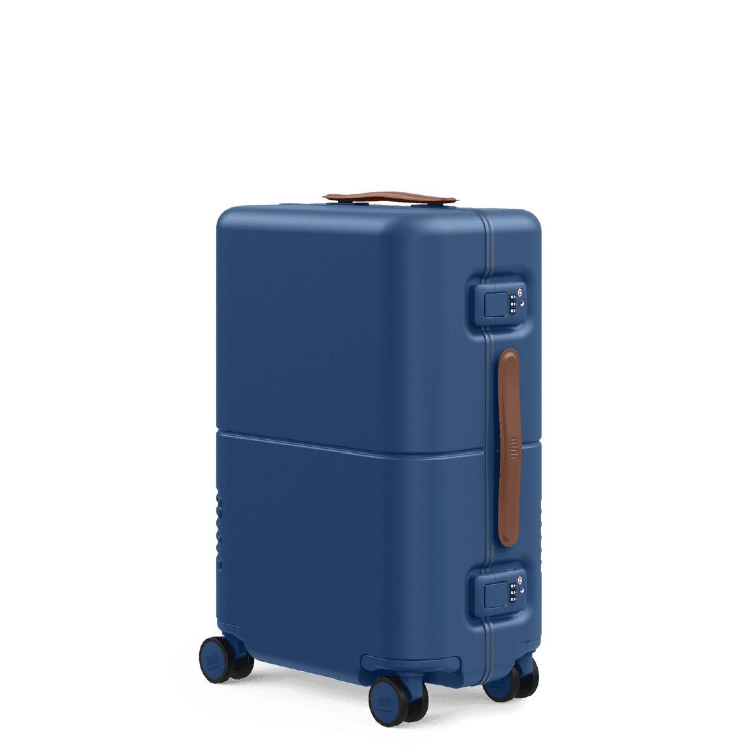 July Carry On Trunk Polycarbonate 21" Luggage With Fast Charge Usb-C Cable - French Blue