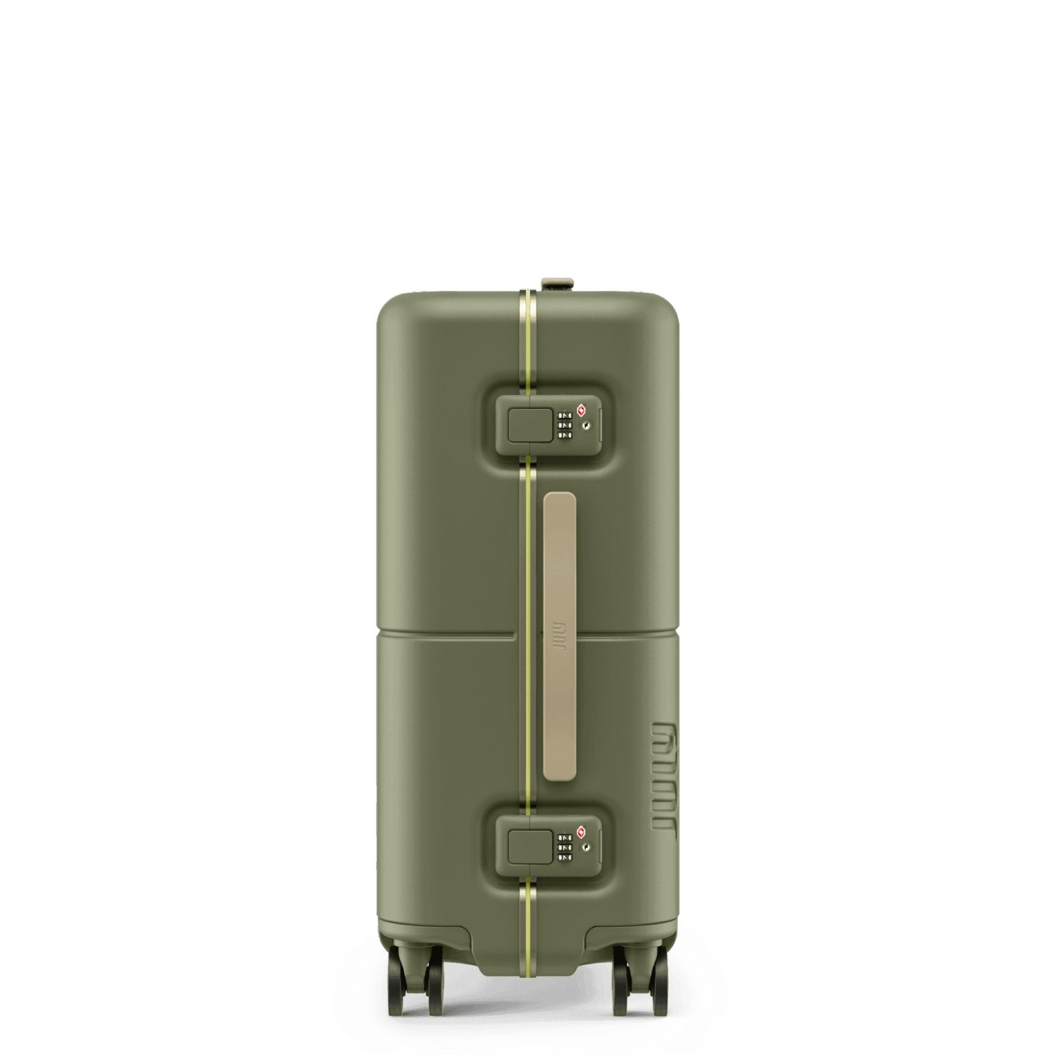 July Carry On Trunk Polycarbonate 21" Luggage With Fast Charge Usb-C Cable - Matte Green