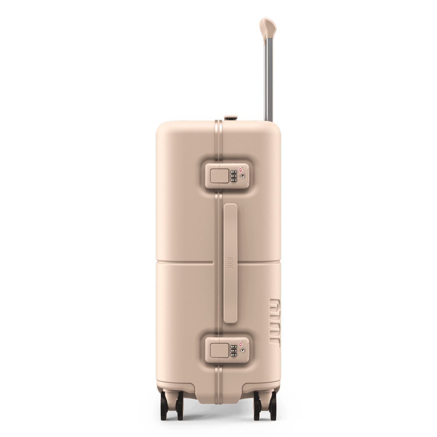 July Carry On Trunk Polycarbonate 21" Luggage With Fast Charge Usb-C Cable - Matte Sand