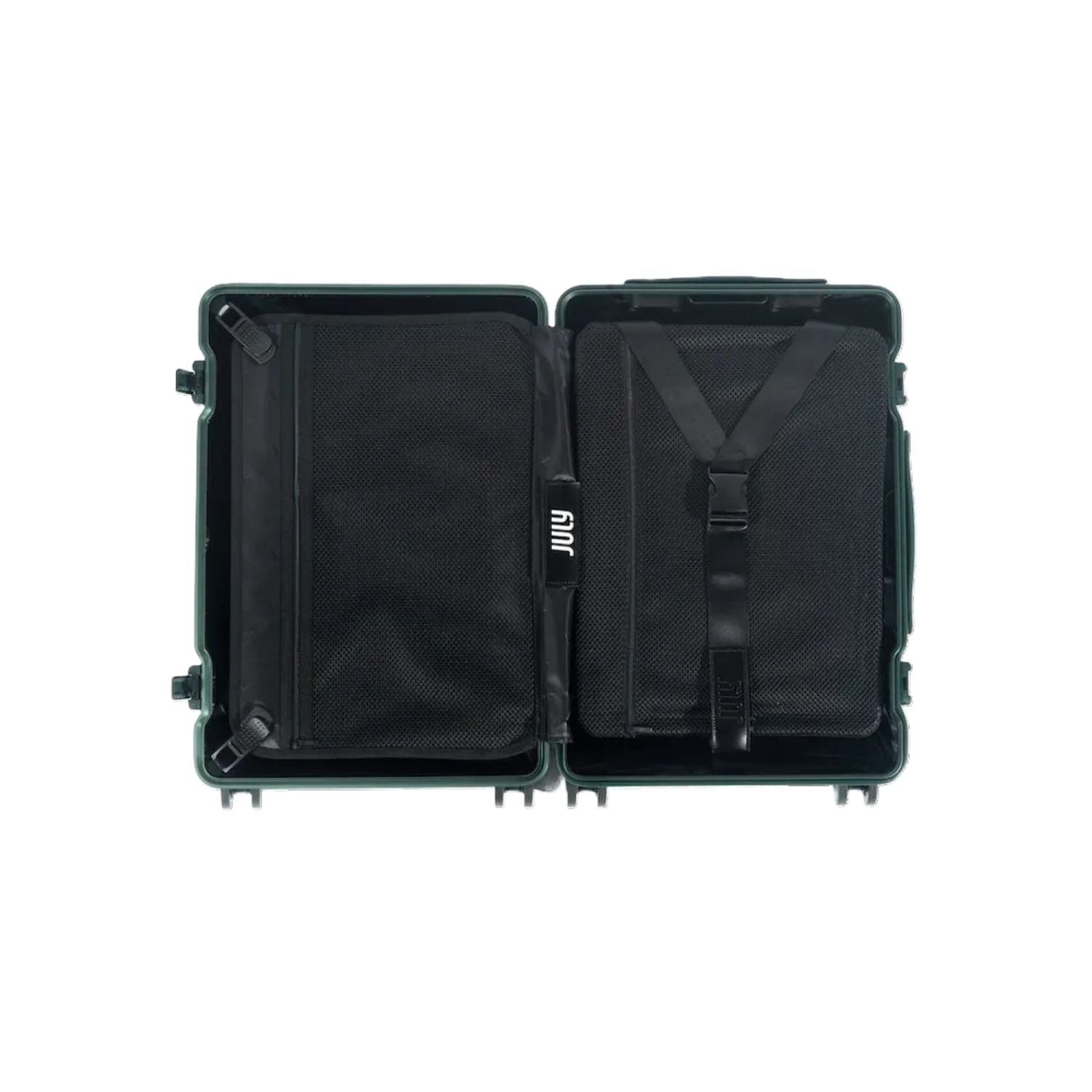 July Carry On Trunk Polycarbonate 21" Luggage With Fast Charge Usb-C Cable - Brown