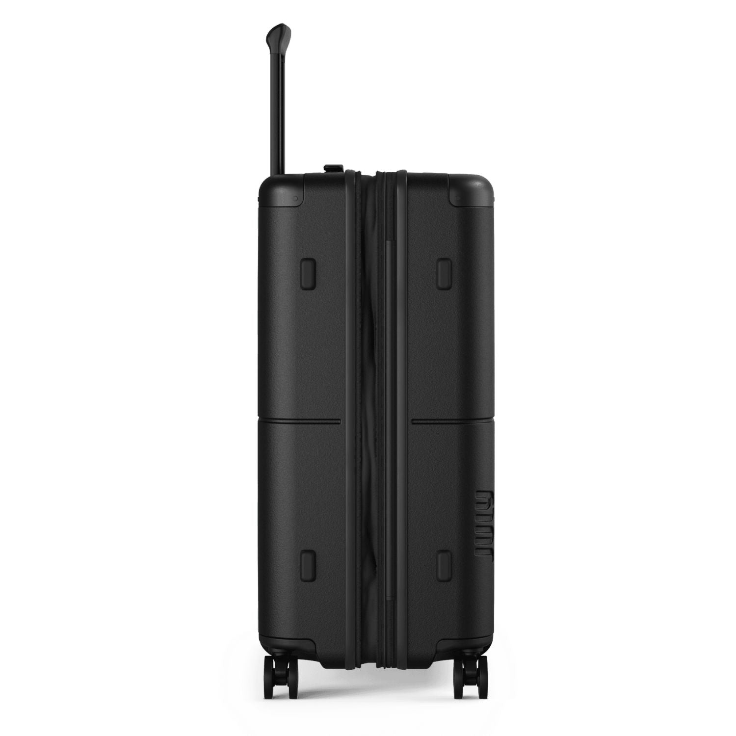 July Checked  Expandable Polycarbonate 26" Luggage - Charcoal