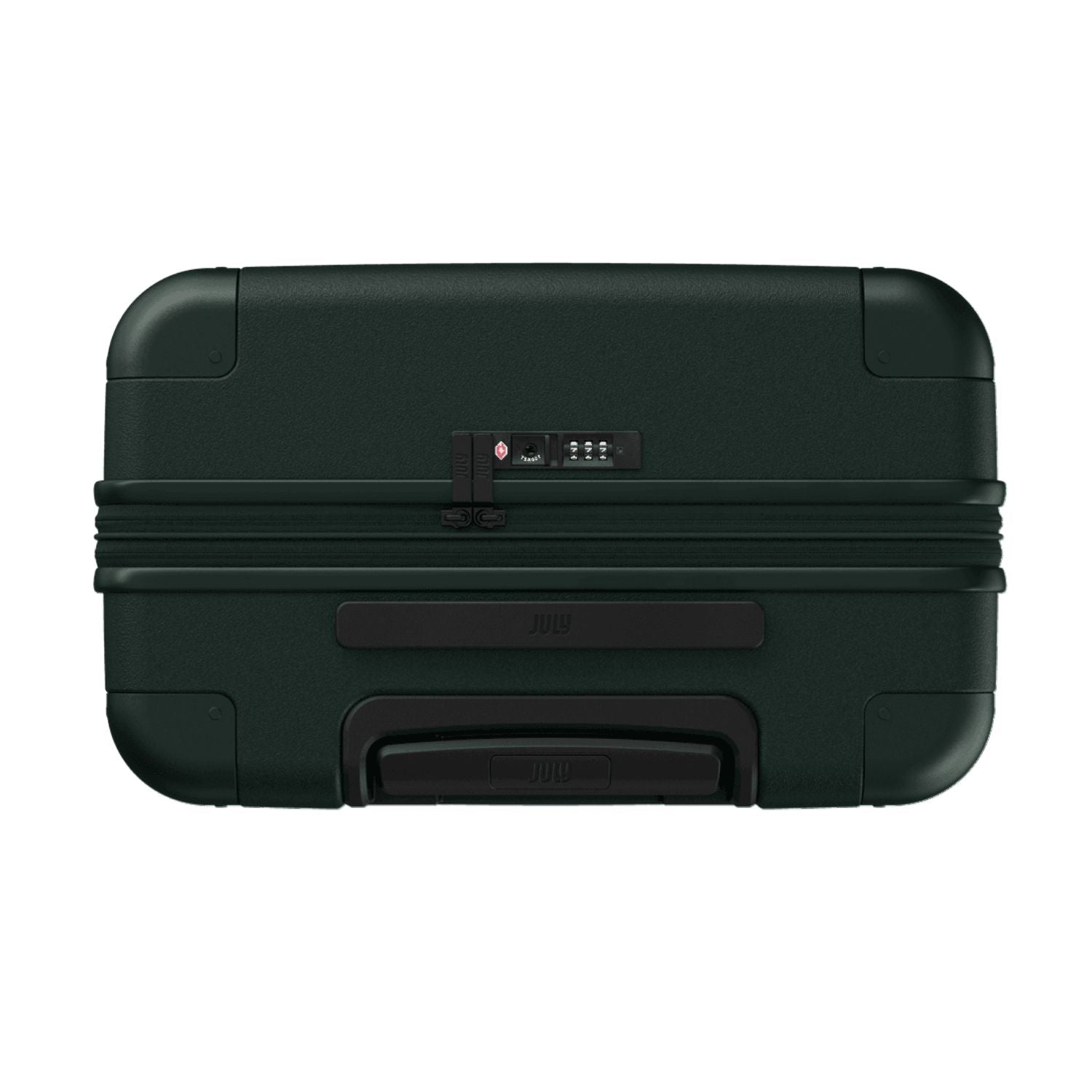 July Checked  Expandable Polycarbonate 26" Luggage - Forest