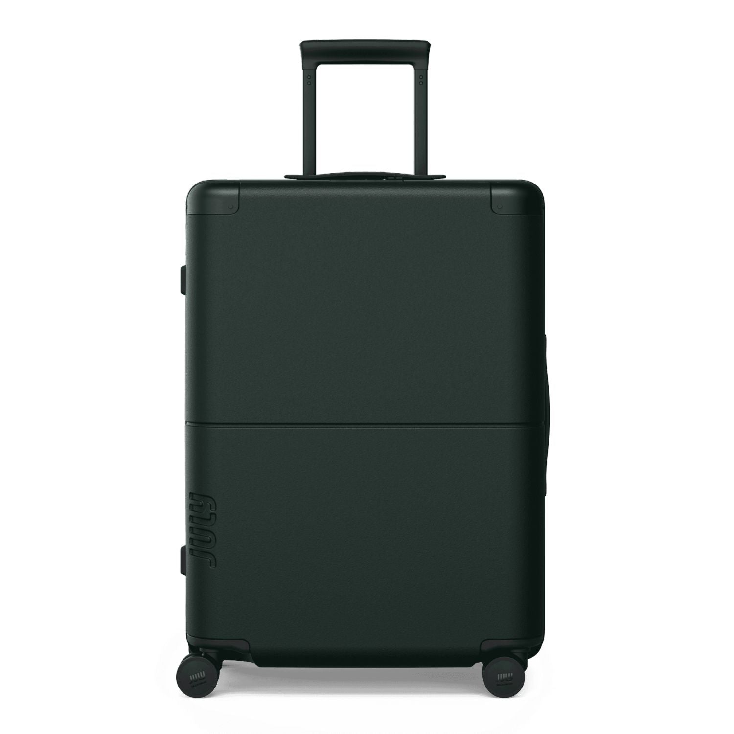 July Checked  Expandable Polycarbonate 26" Luggage - Forest