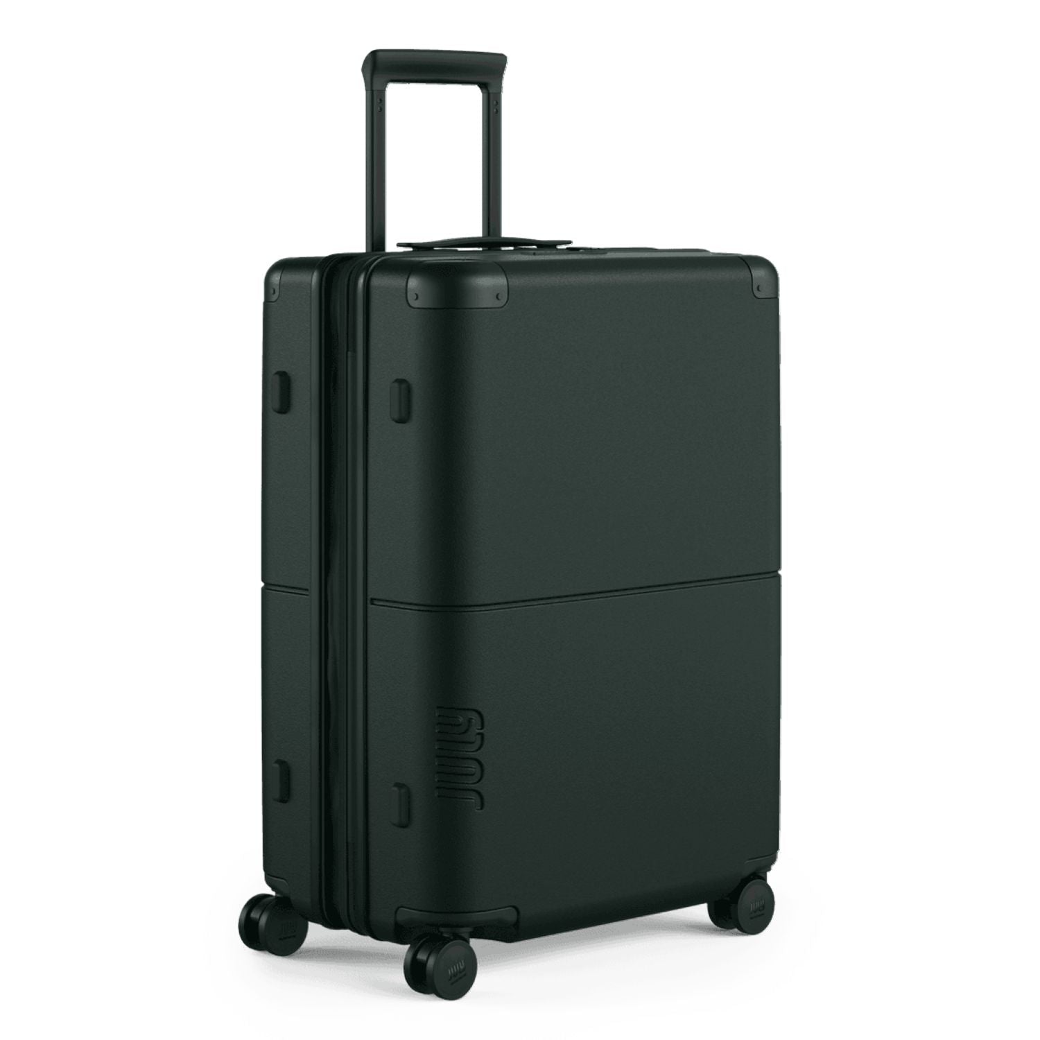 July Checked  Expandable Polycarbonate 26" Luggage - Forest