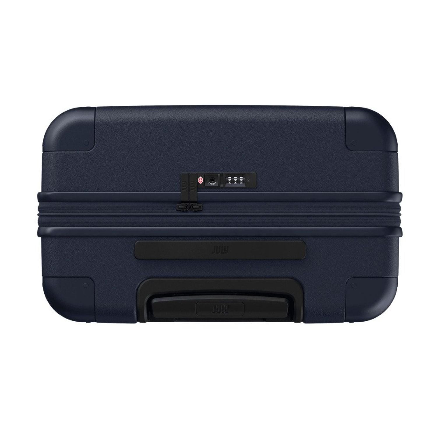 July Checked Expandable Polycarbonate 26" Luggage - Navy