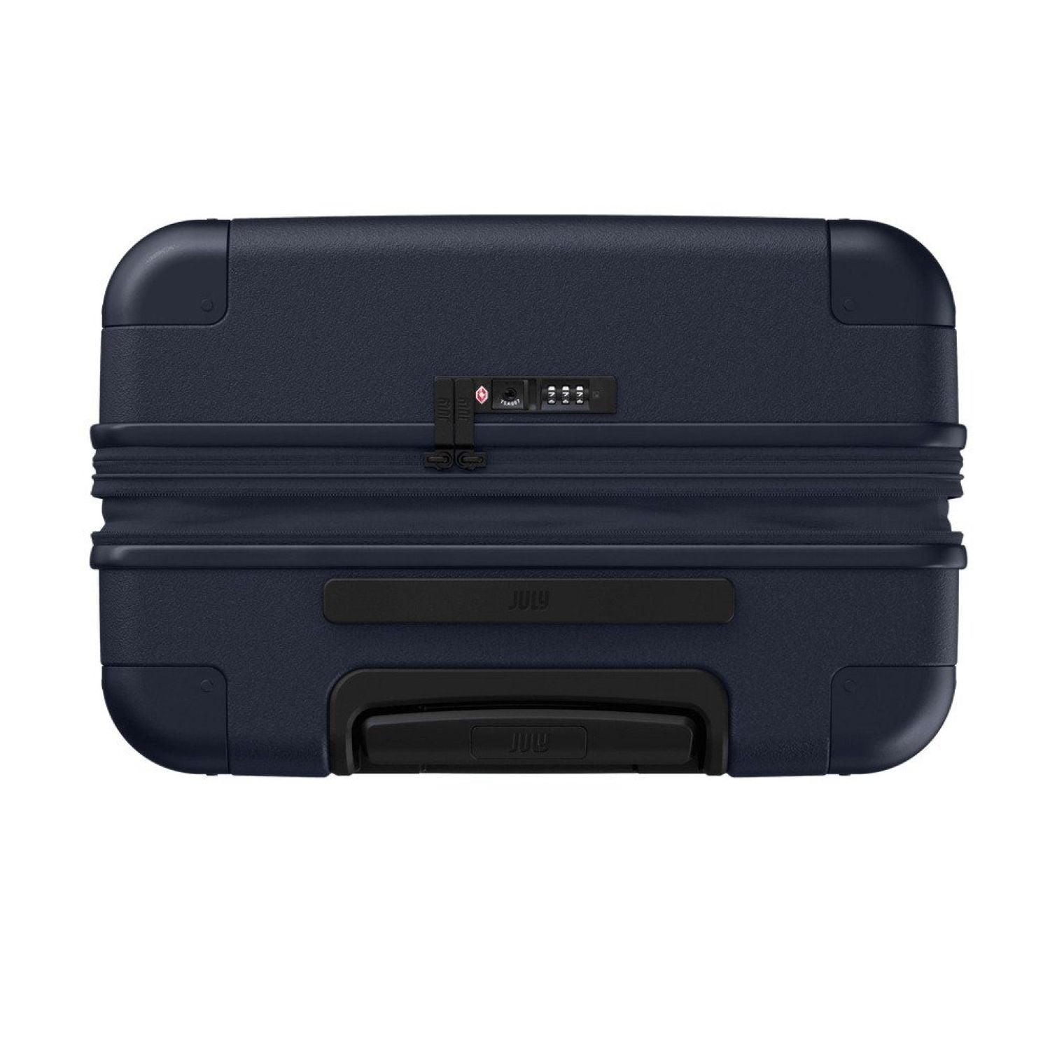 July Checked Expandable Polycarbonate 26" Luggage - Navy