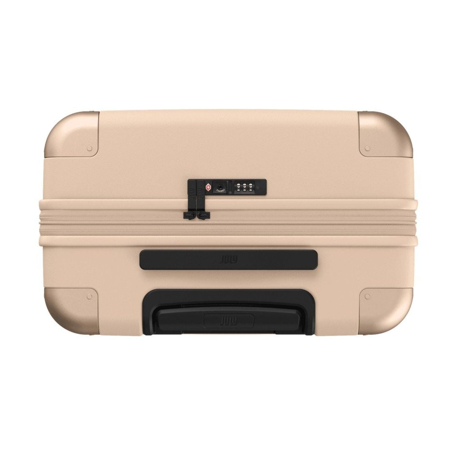 July Checked Expandable Polycarbonate 26" Luggage - Sand