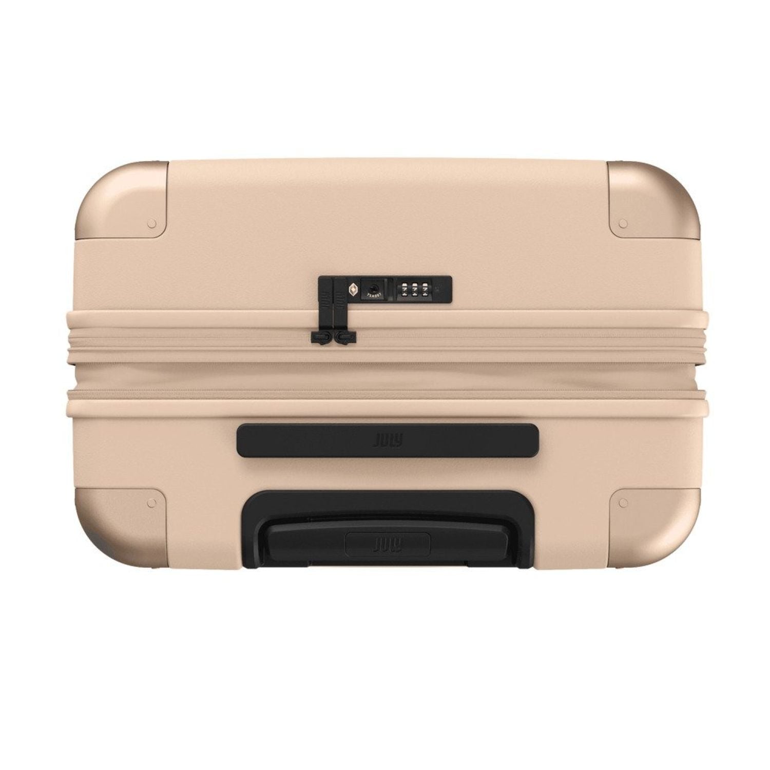 July Checked Expandable Polycarbonate 26" Luggage - Sand