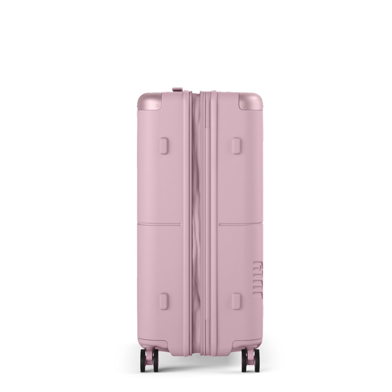 July Checked Expandable Polycarbonate 26" Luggage - Blush Pink