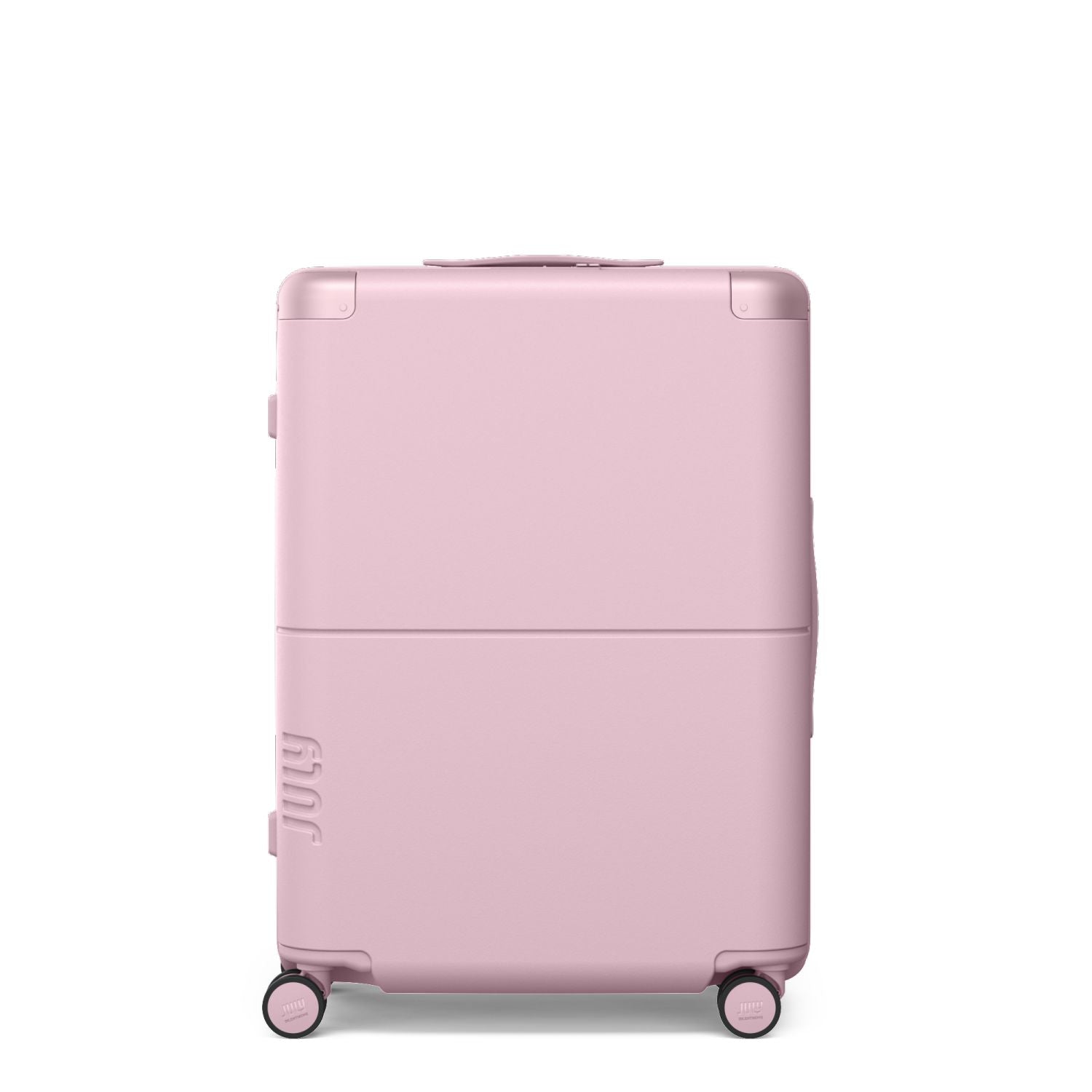 July Checked Expandable Polycarbonate 26" Luggage - Blush Pink