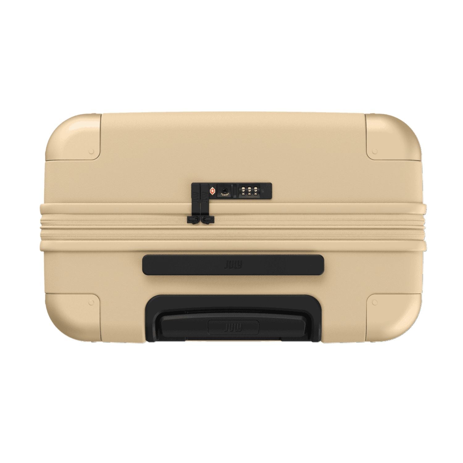 July Checked Expandable Polycarbonate 26" Luggage - Light Taupe