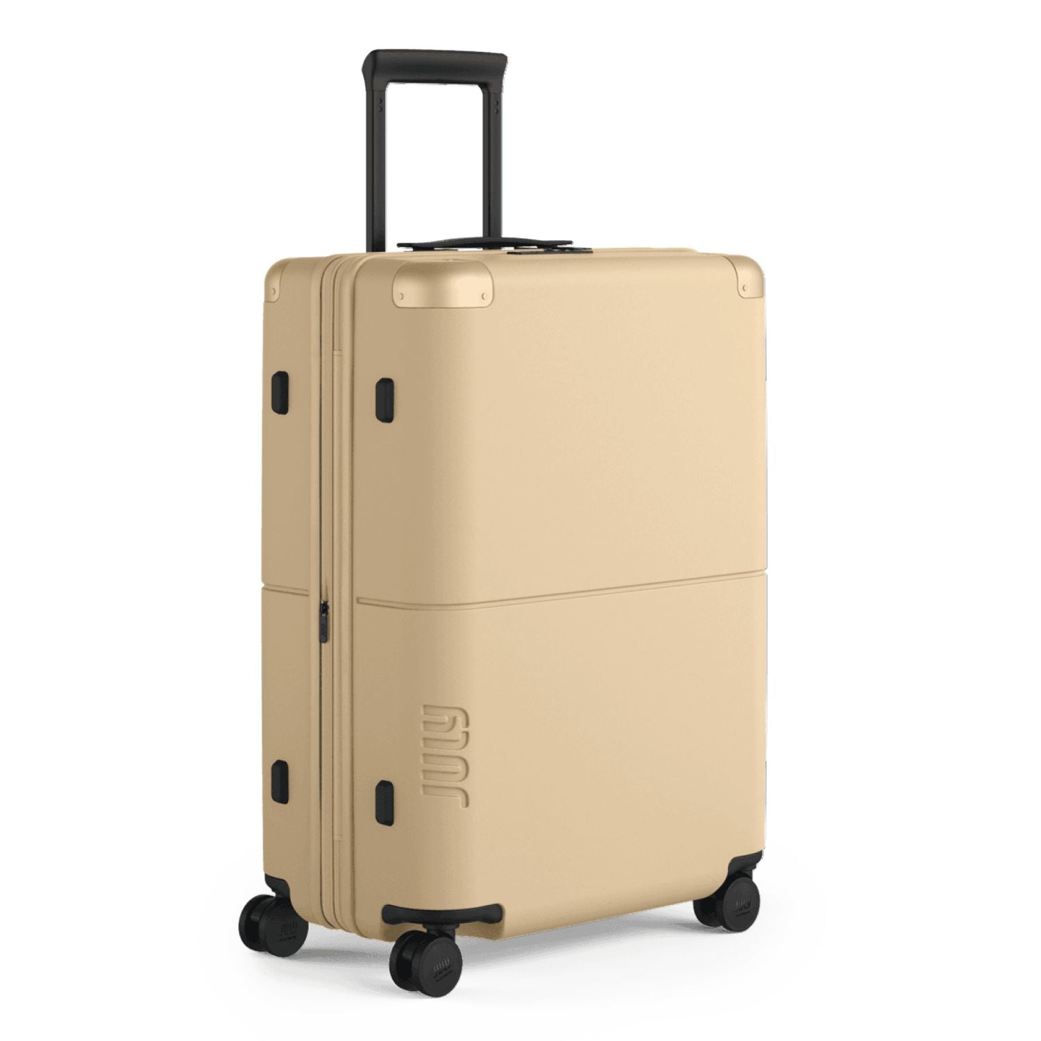 July Checked Expandable Polycarbonate 26" Luggage - Light Taupe