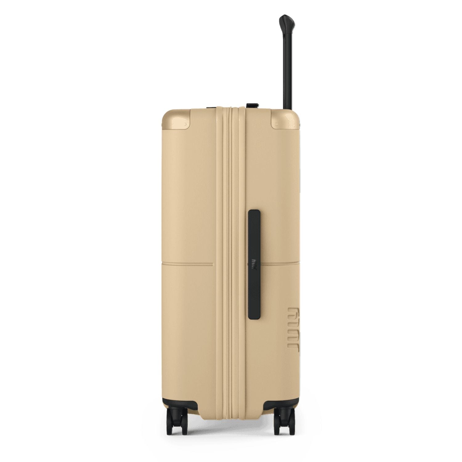July Checked Expandable Polycarbonate 26" Luggage - Light Taupe