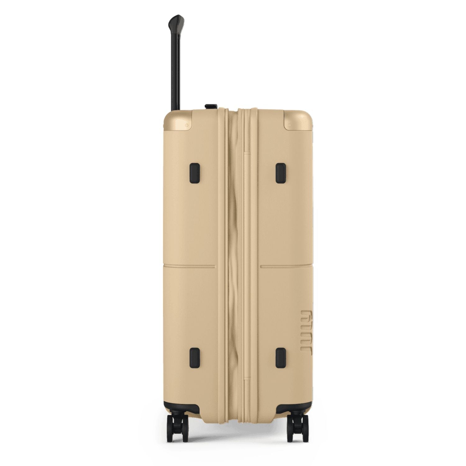 July Checked Expandable Polycarbonate 26" Luggage - Light Taupe