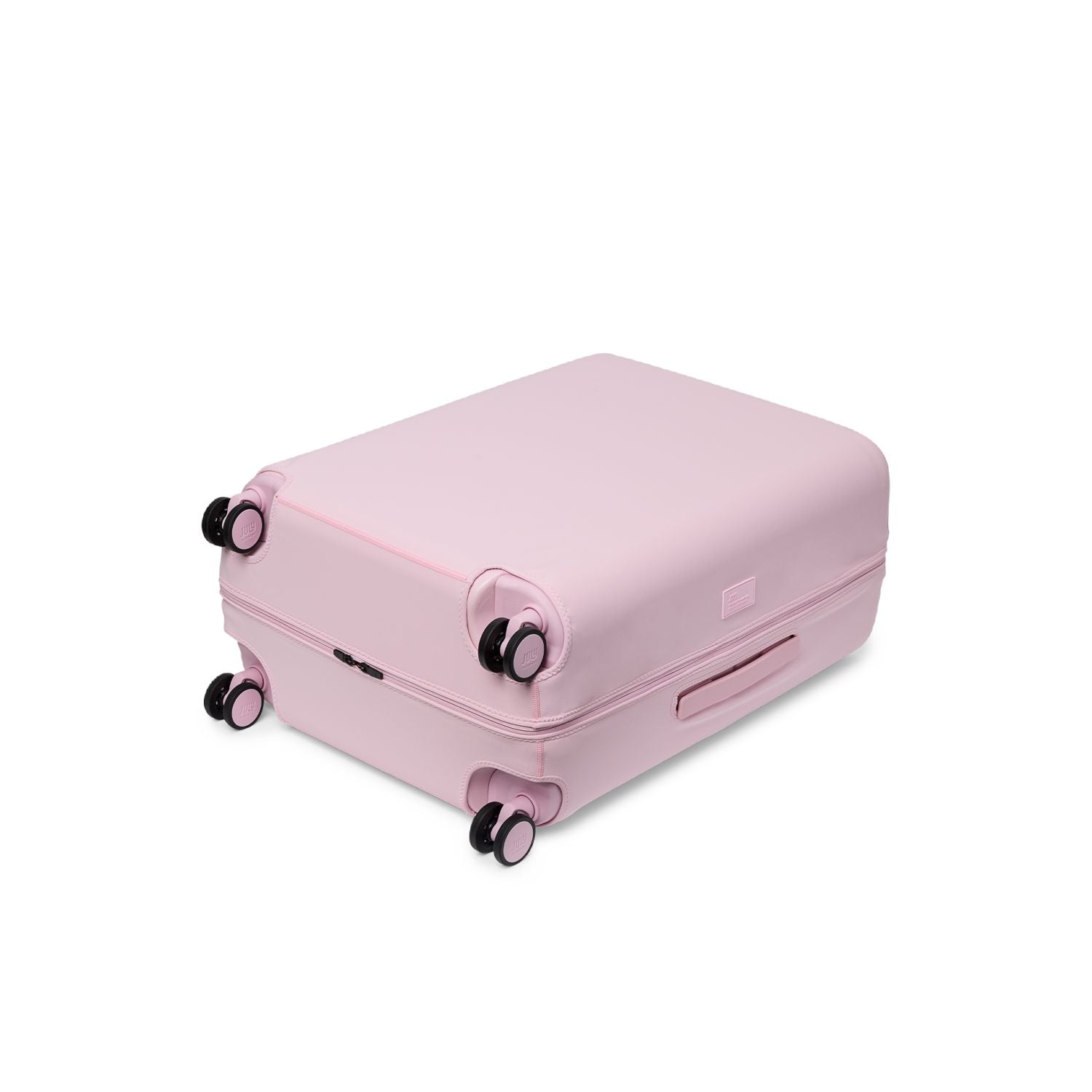 July Checked Luggage Cover - Blush Pink