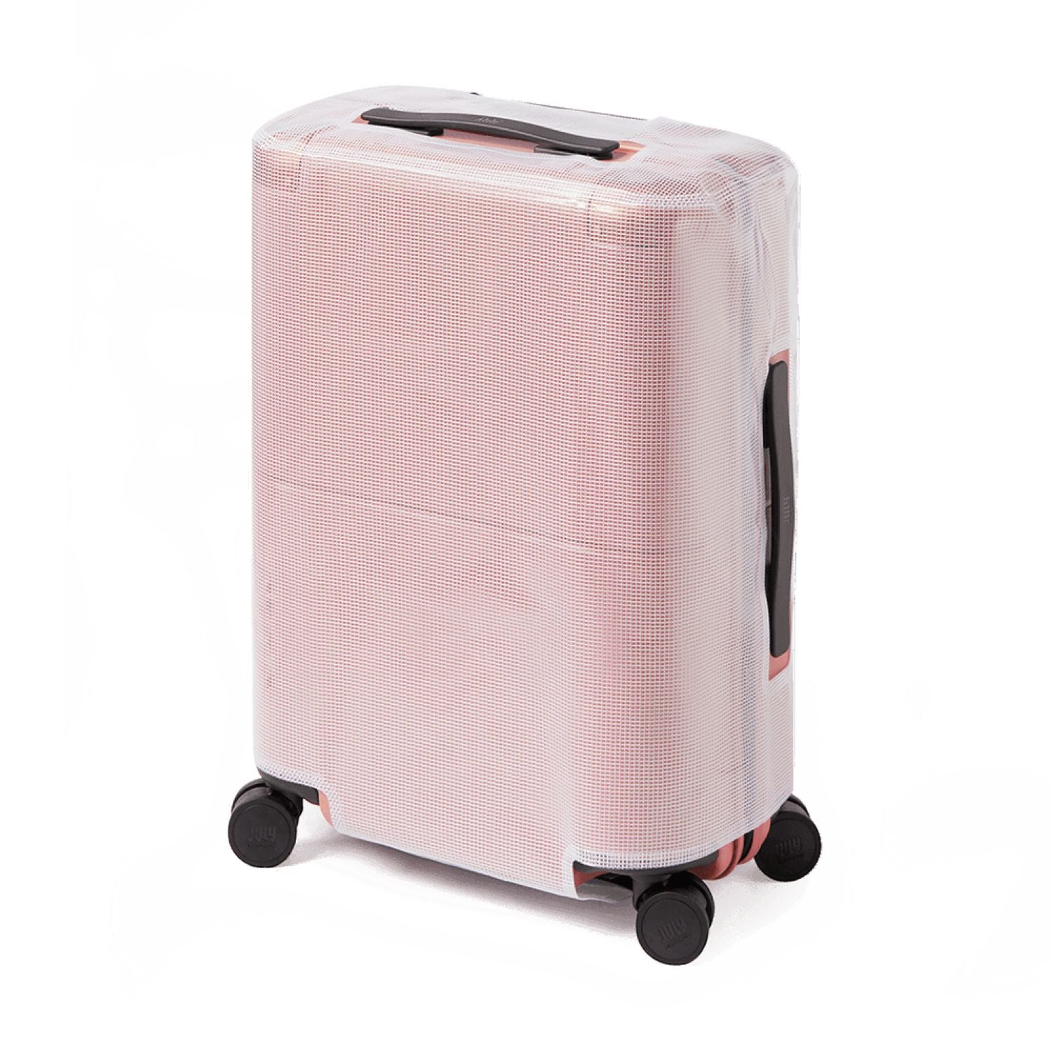 July Checked Luggage Cover - Transparent