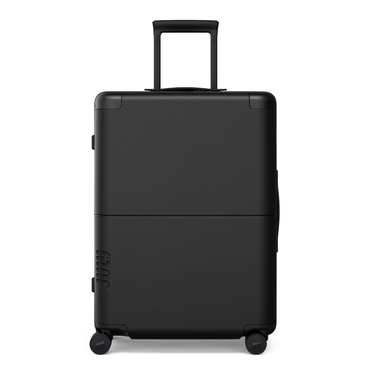 July Checked Polycarbonate 26" Luggage - Black