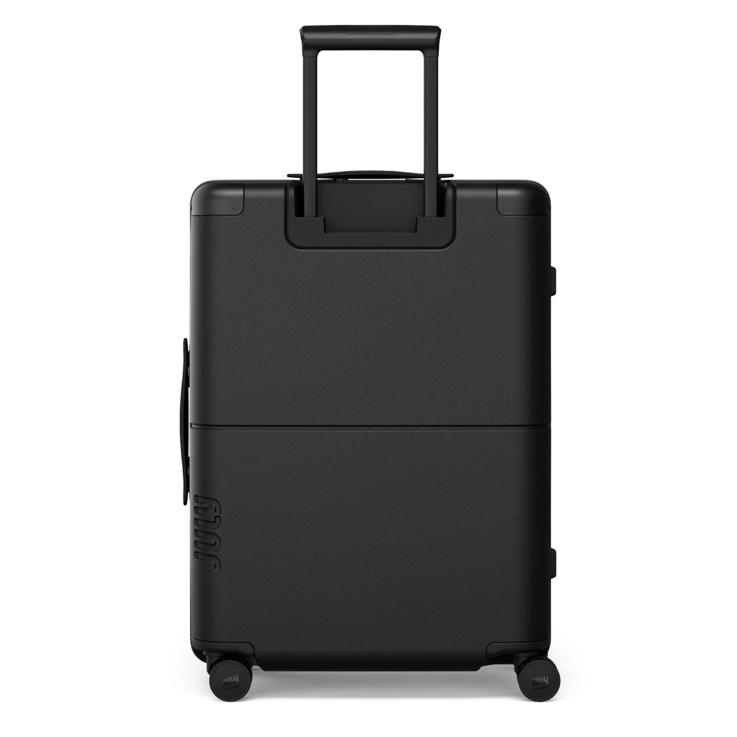 July Checked Polycarbonate 26" Luggage - Black