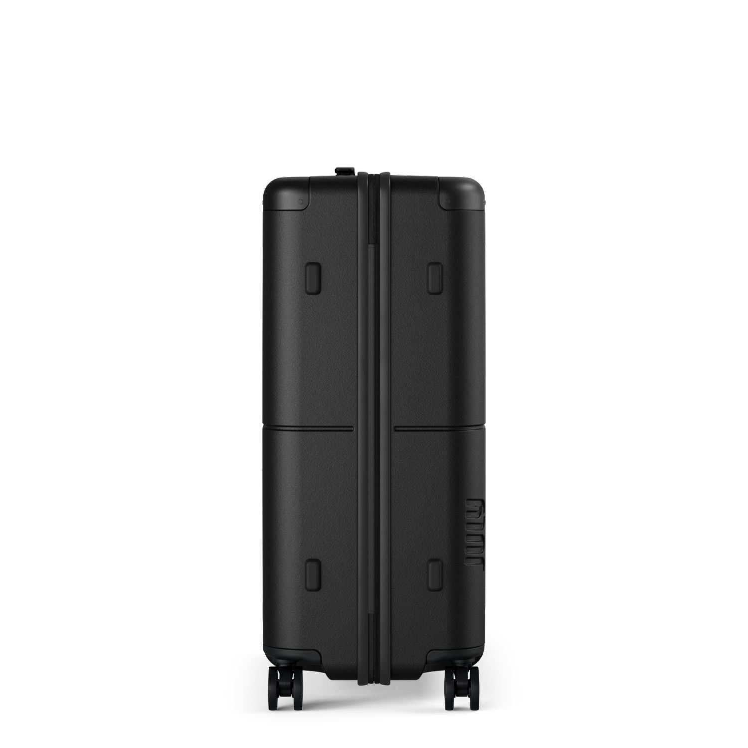 July Checked Polycarbonate 26" Luggage - Black