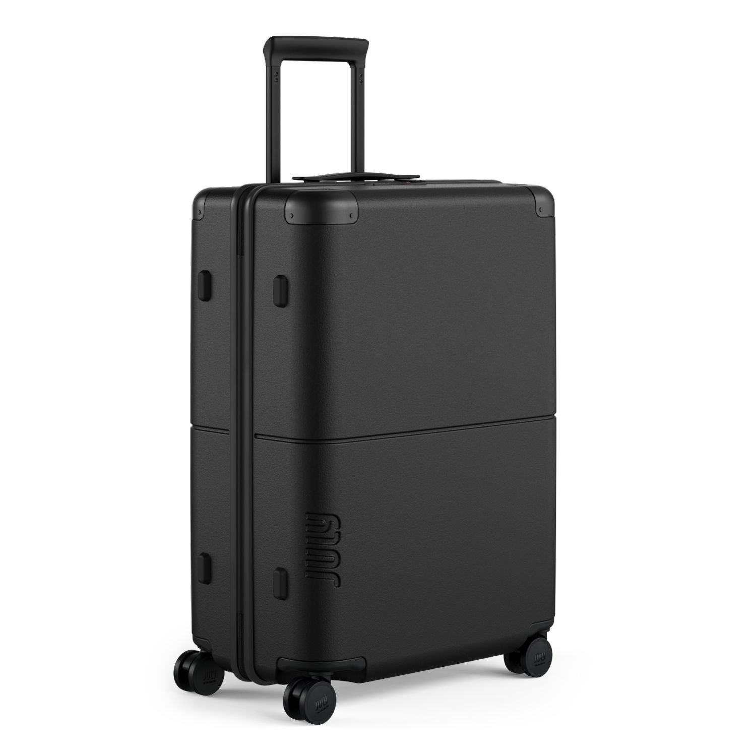 July Checked Polycarbonate 26" Luggage - Black
