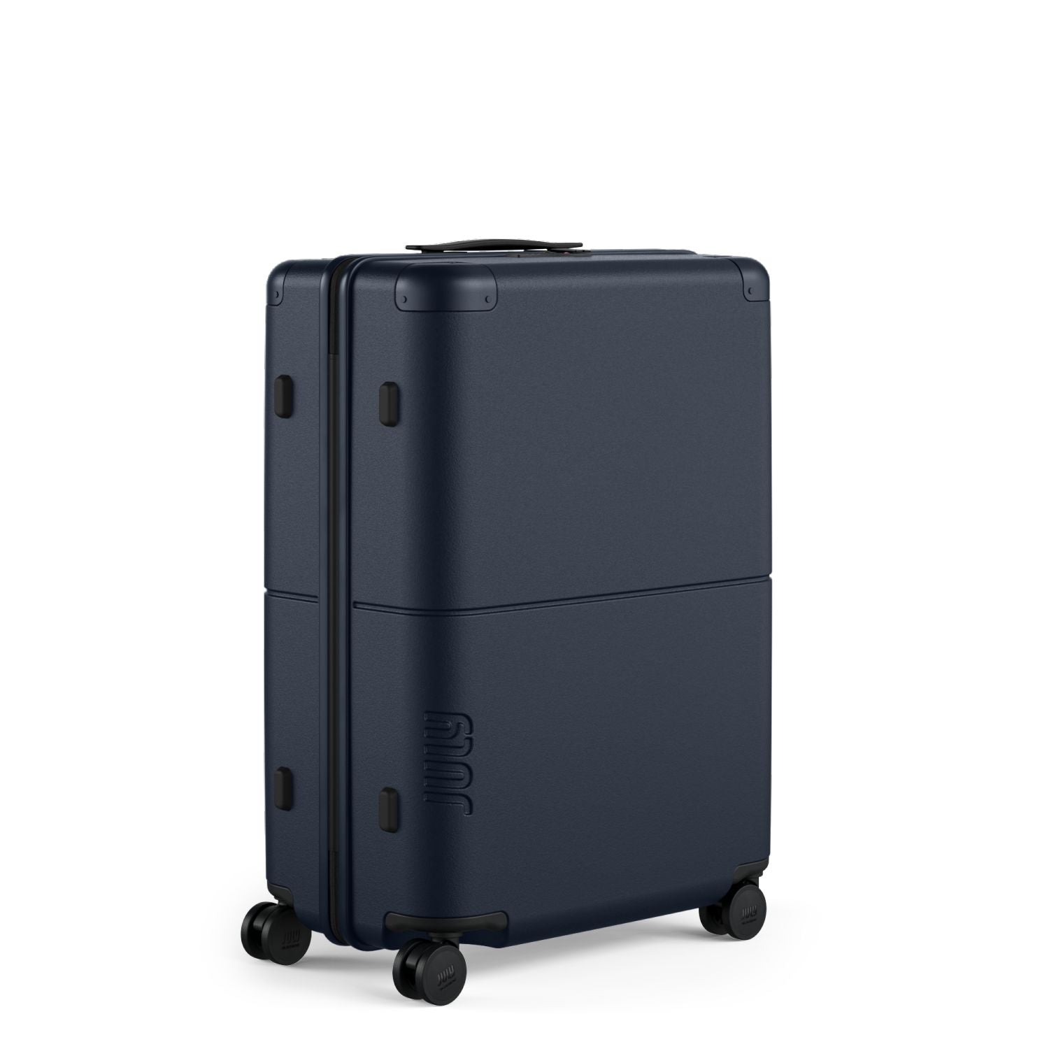 July Checked Polycarbonate 26" Luggage - Navy