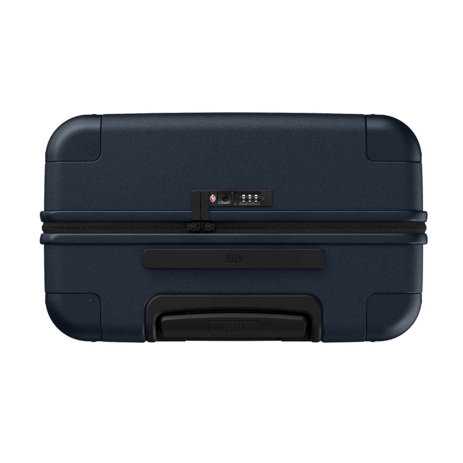 July Checked Polycarbonate 26" Luggage - Navy