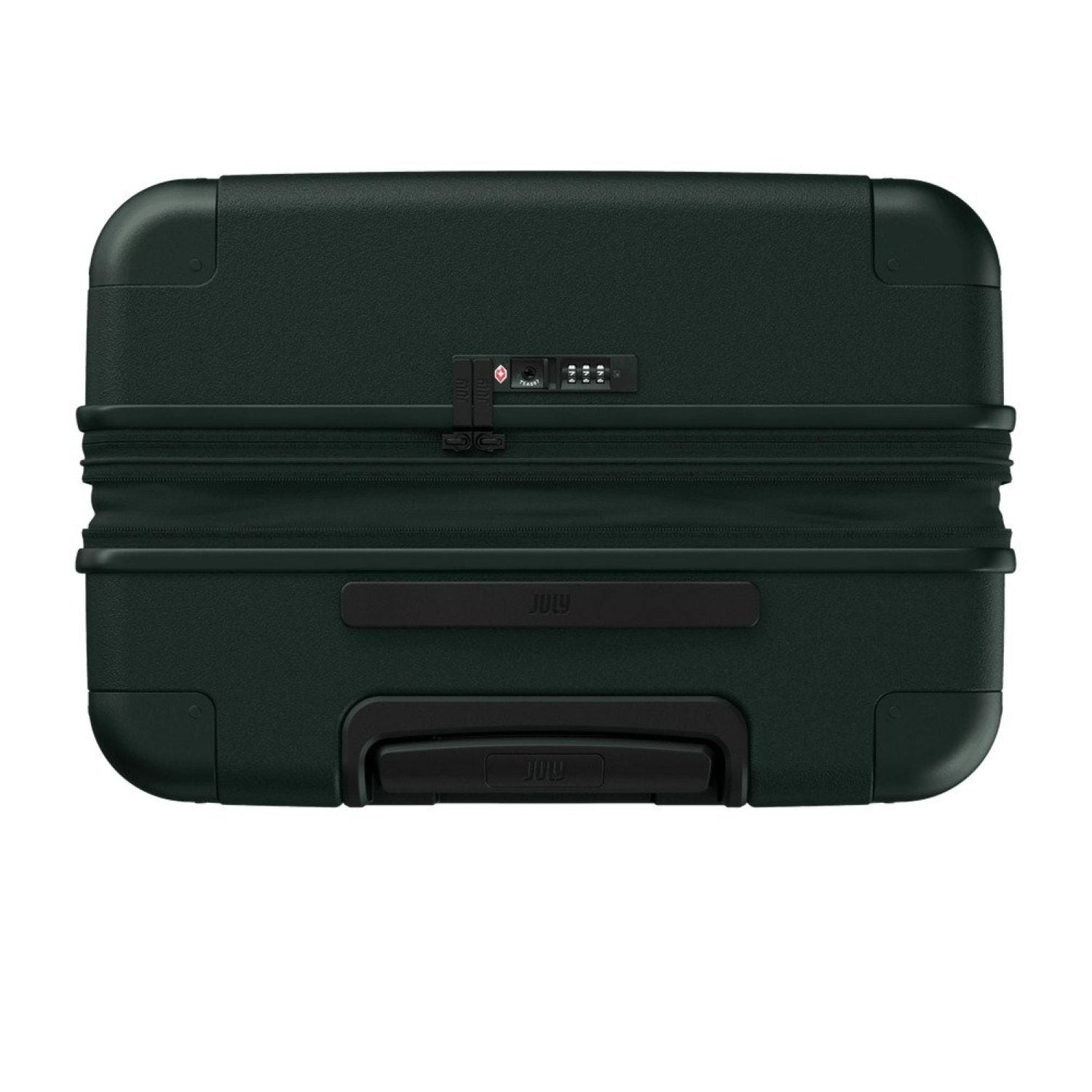 July Checked Plus Expandable Polycarbonate 28" Luggage - Forest