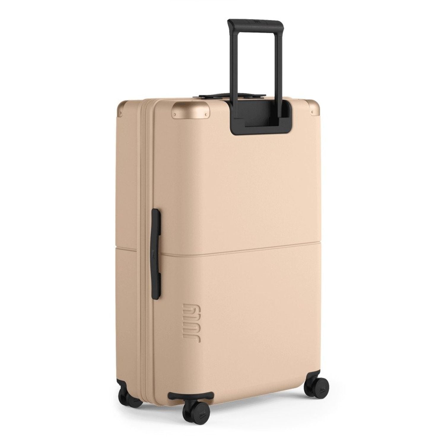 July Checked Plus Expandable Polycarbonate 28" Luggage - Sand