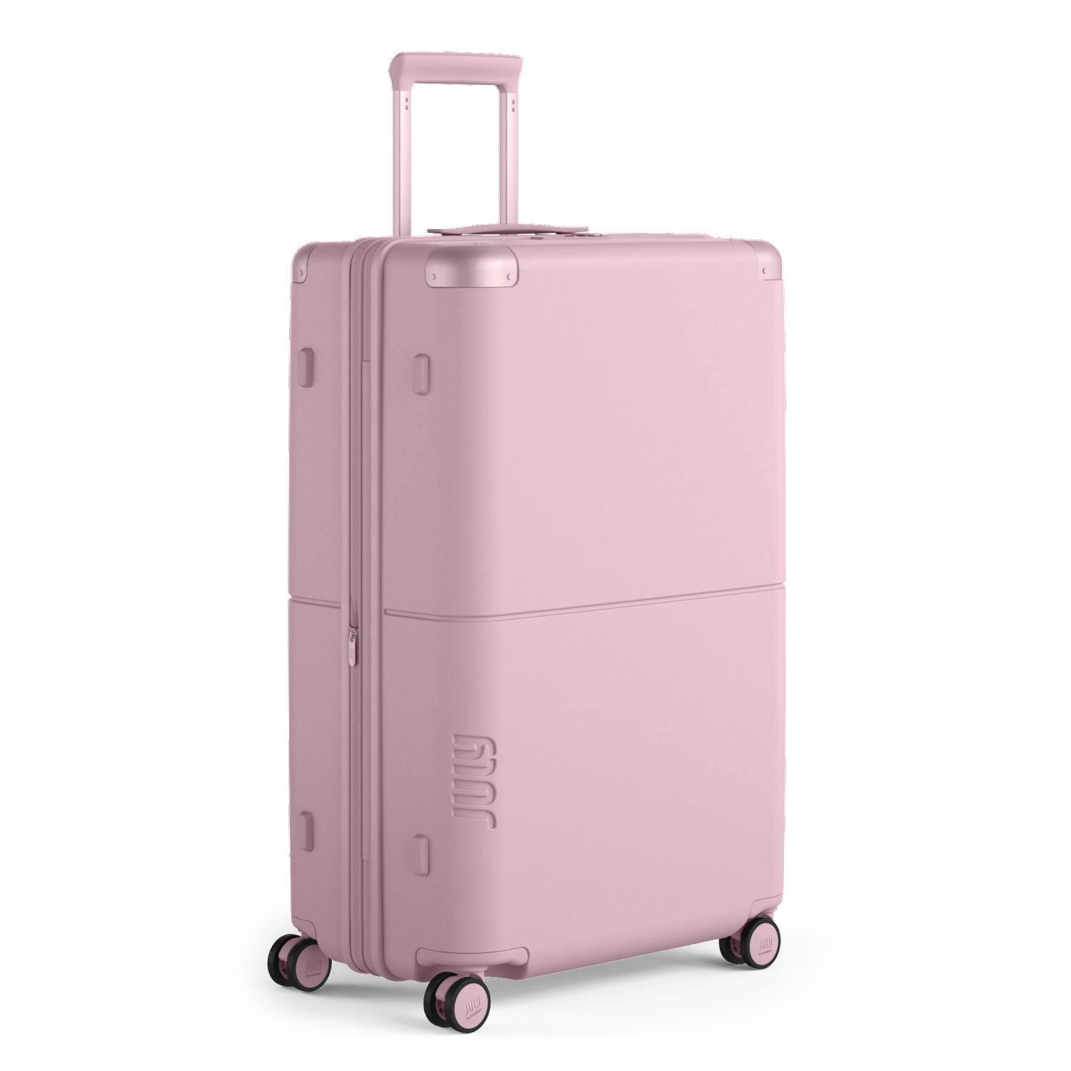 July Checked Plus Expandable Polycarbonate 28" Luggage - Blush Pink