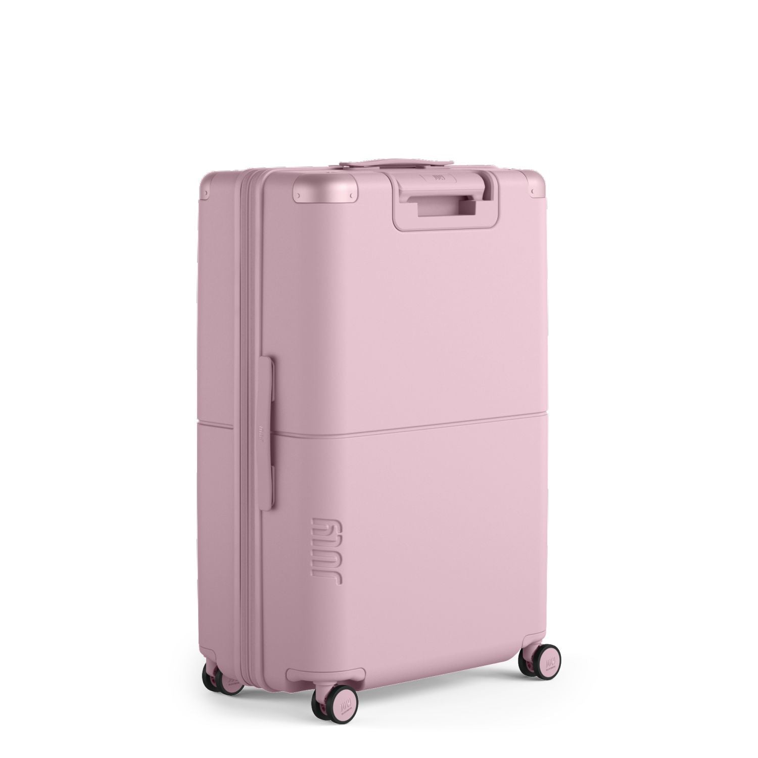 July Checked Plus Expandable Polycarbonate 28" Luggage - Blush Pink