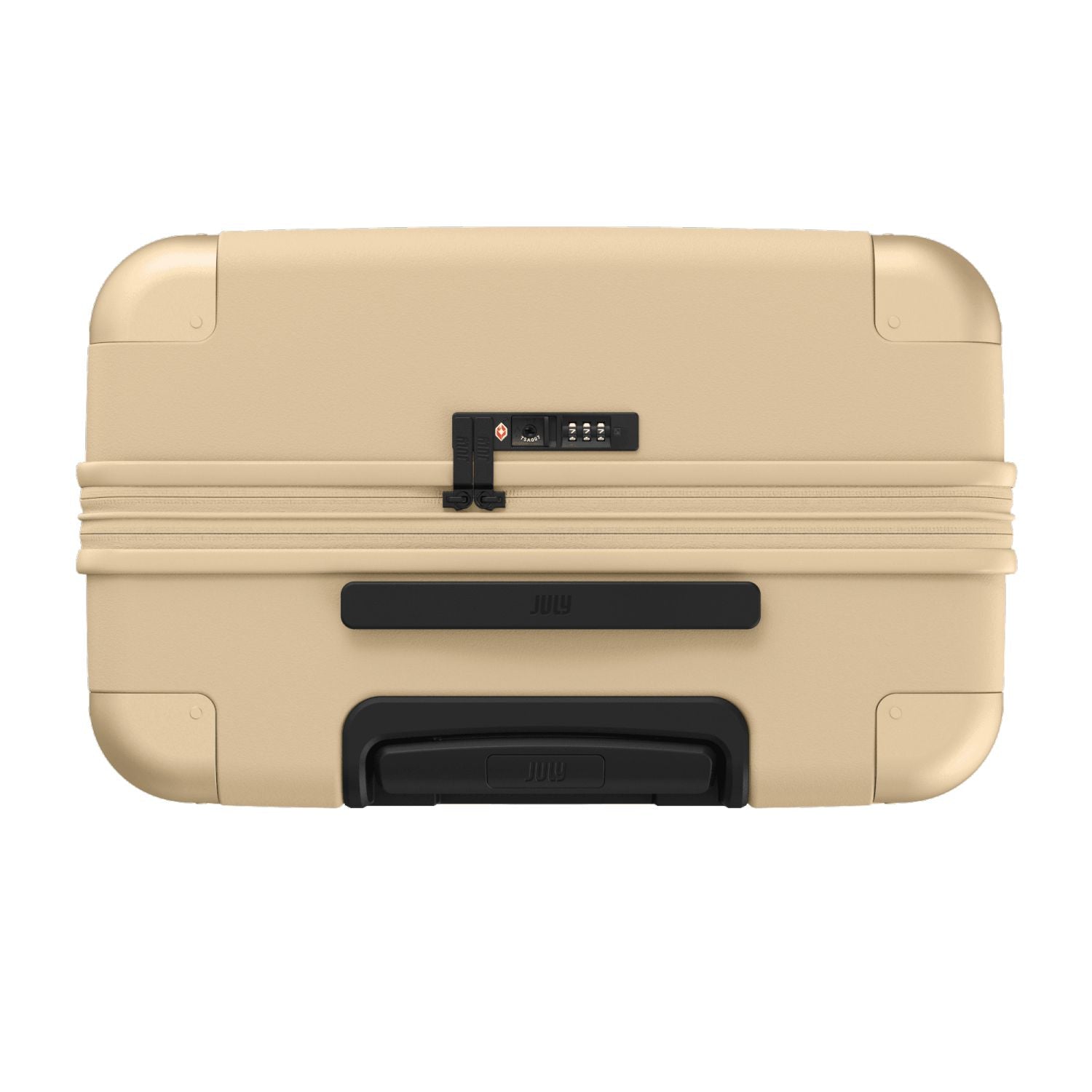 July Checked Plus Expandable Polycarbonate 28" Luggage - Light Taupe